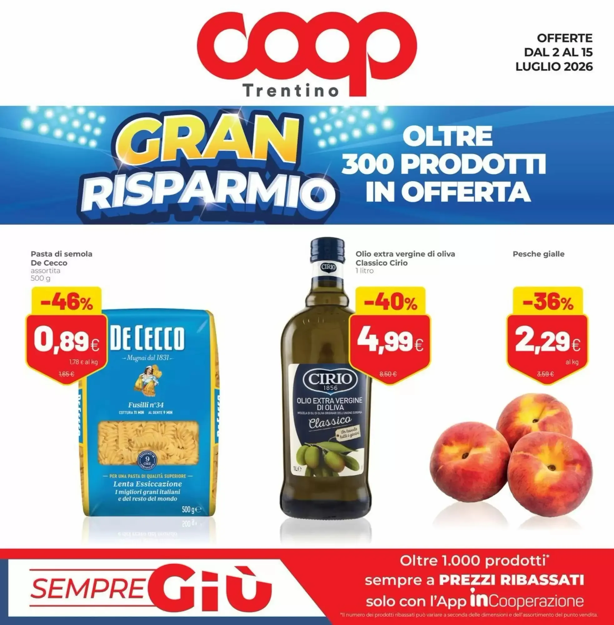 Copertina Coop Trentino - Volantino Coop Trentino