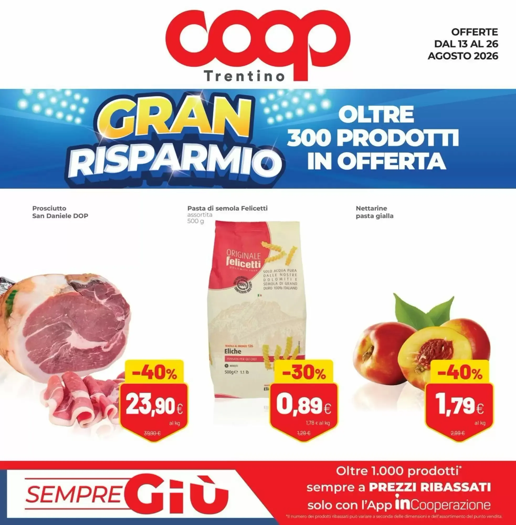Copertina Coop Trentino - Volantino Coop Trentino