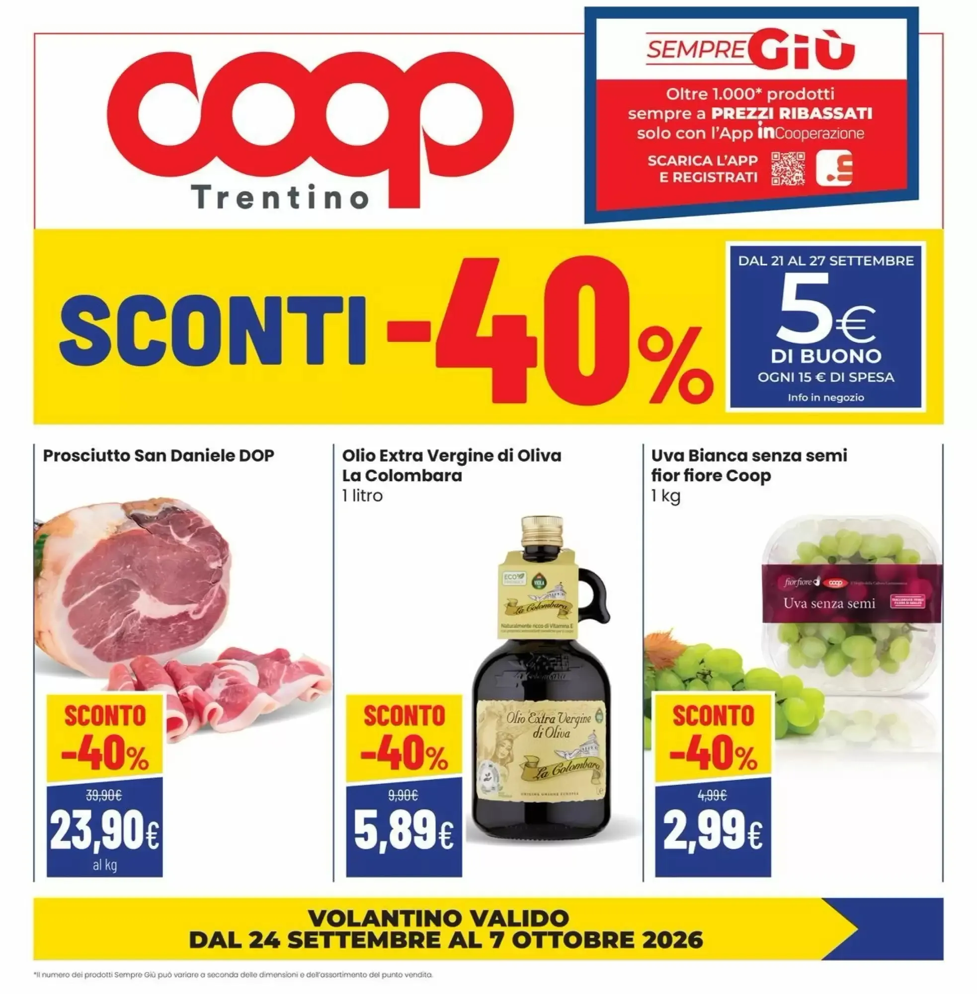 Copertina Coop Trentino - Volantino Coop Trentino