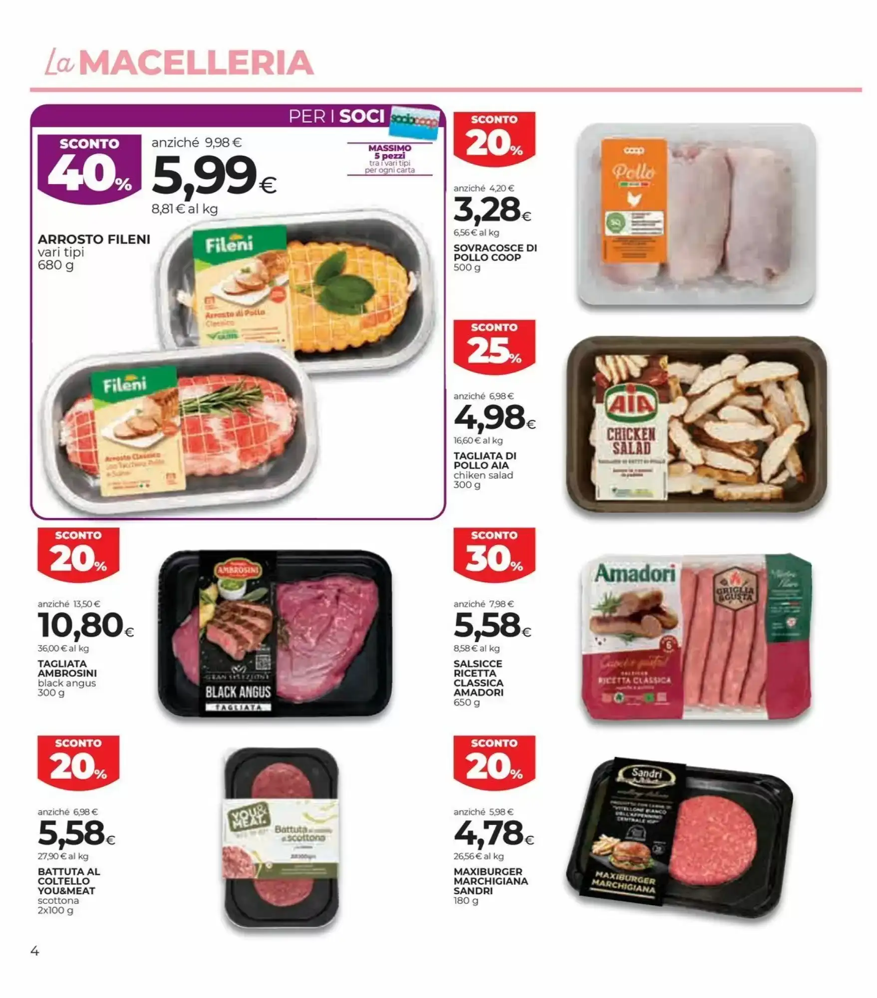 Volantino Coop Unicoop Tirreno Volantino Coop Unicoop Tirreno pagina 4