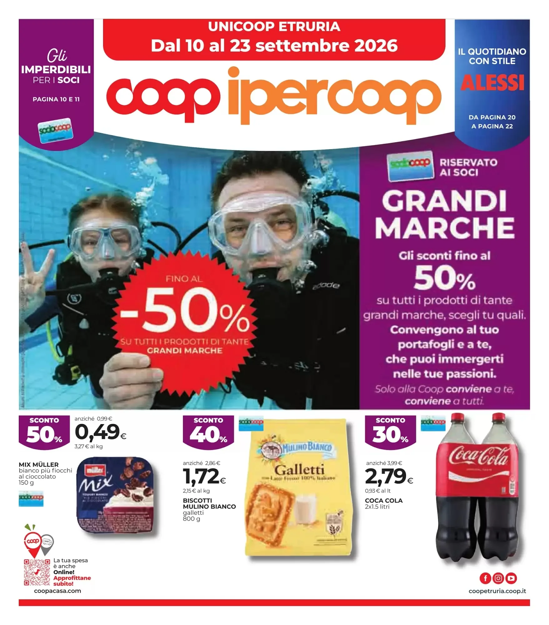 Copertina Coop Unicoop Tirreno - Volantino Coop Unicoop Tirreno