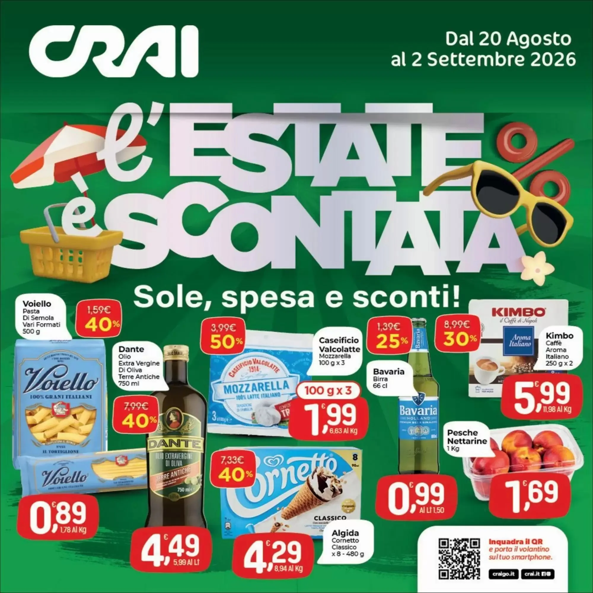 Copertina Crai - Volantino Crai