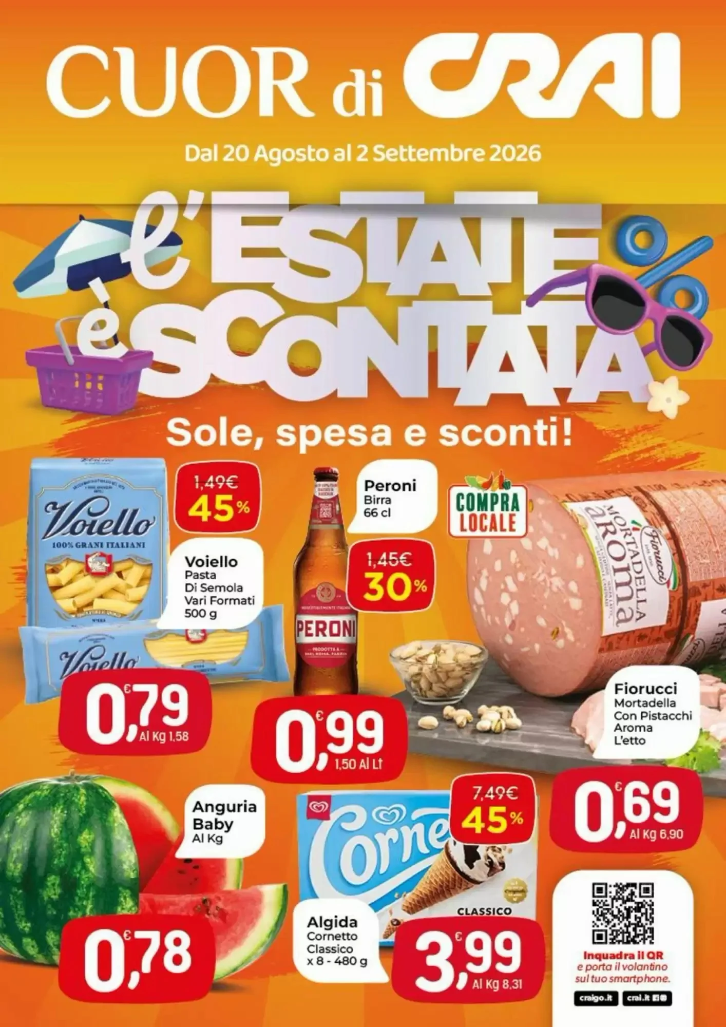 Copertina Crai - Volantino Crai
