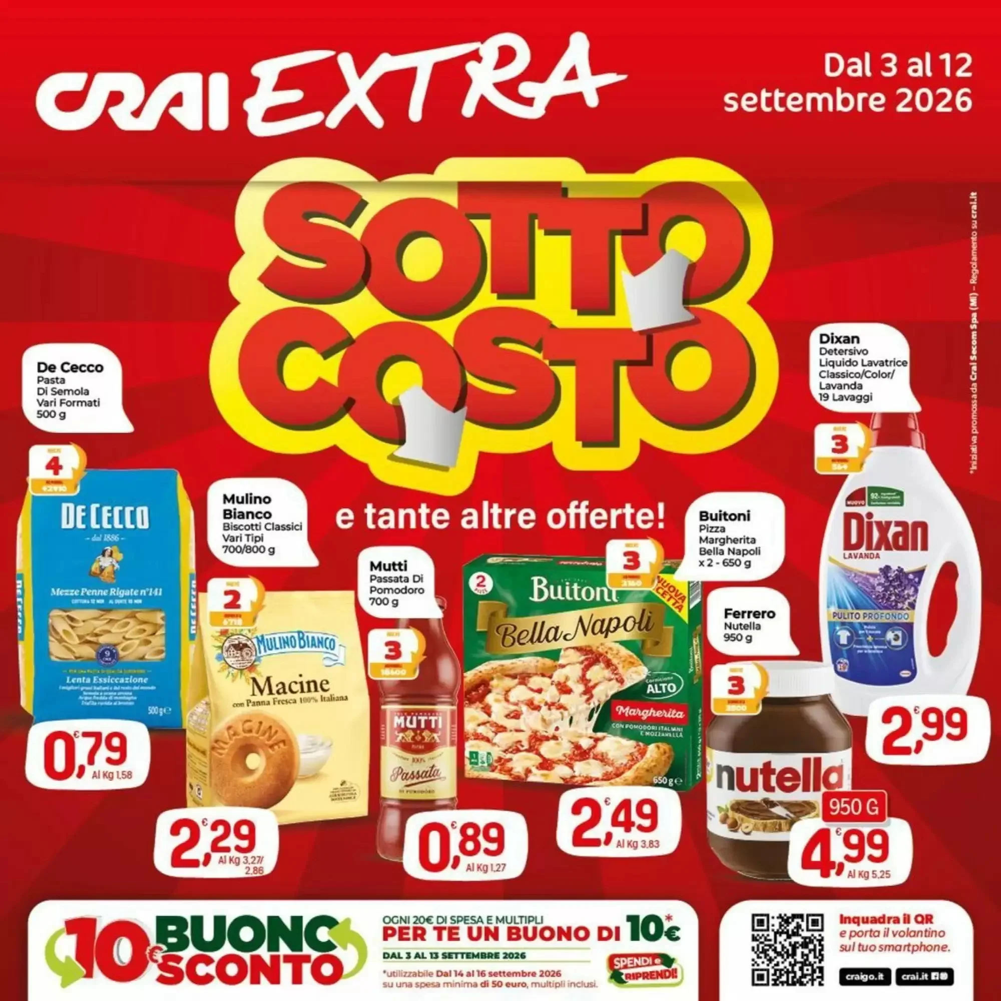 Copertina Crai - Volantino Crai