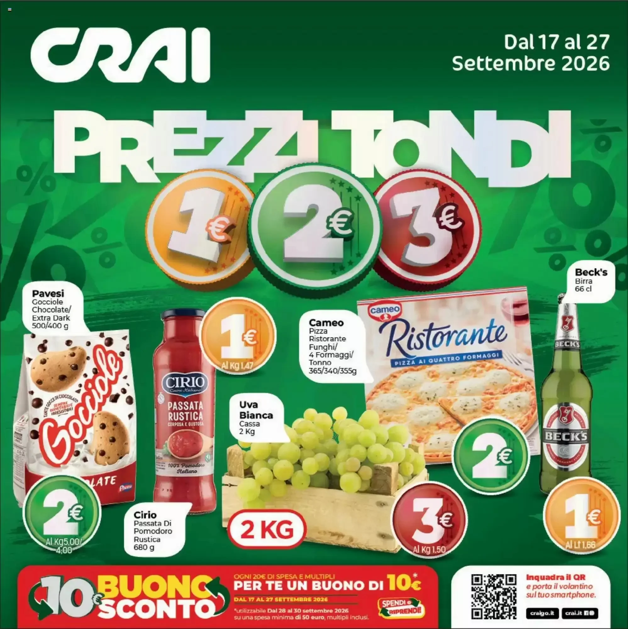 Copertina Crai - Volantino Crai