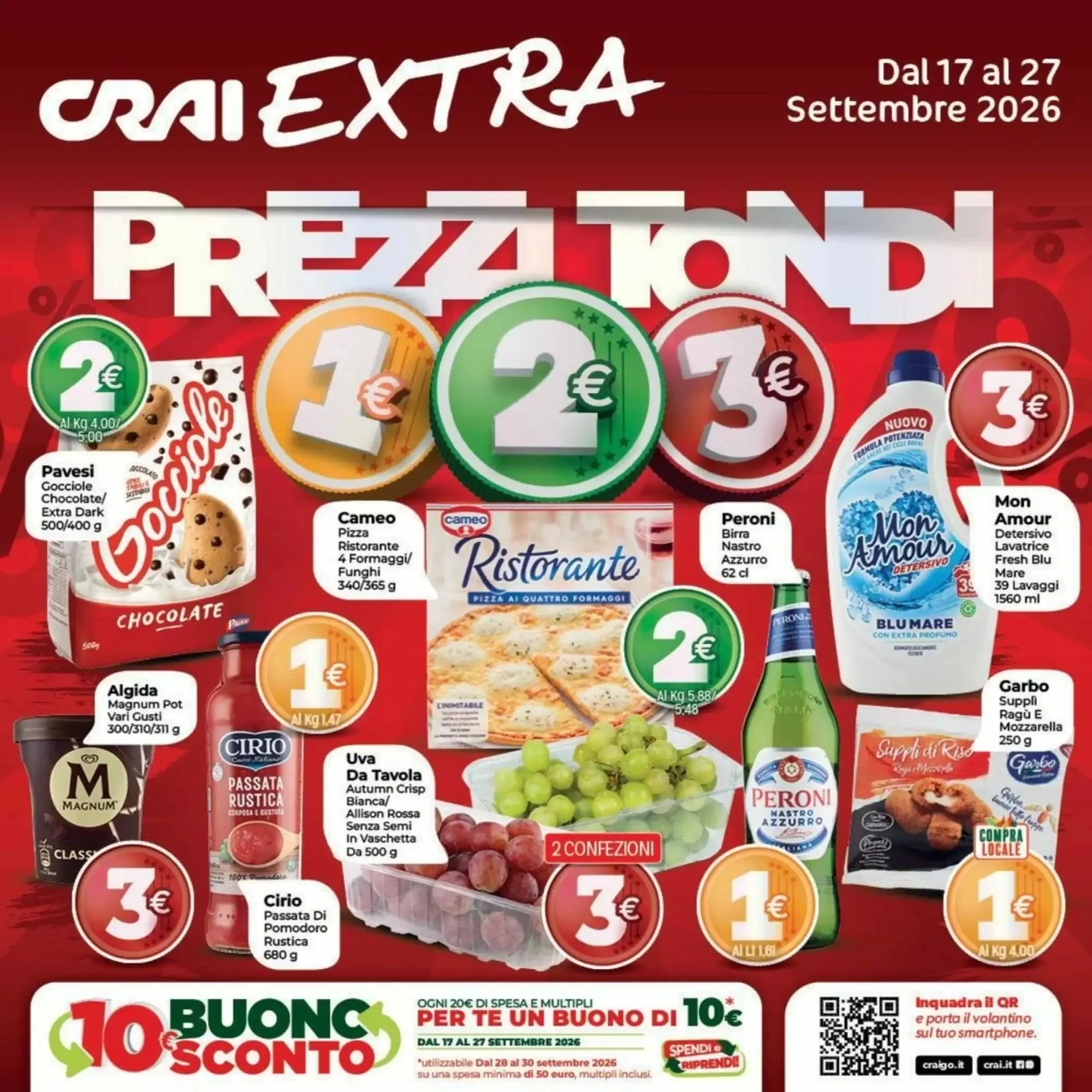 Copertina Crai - Volantino Crai