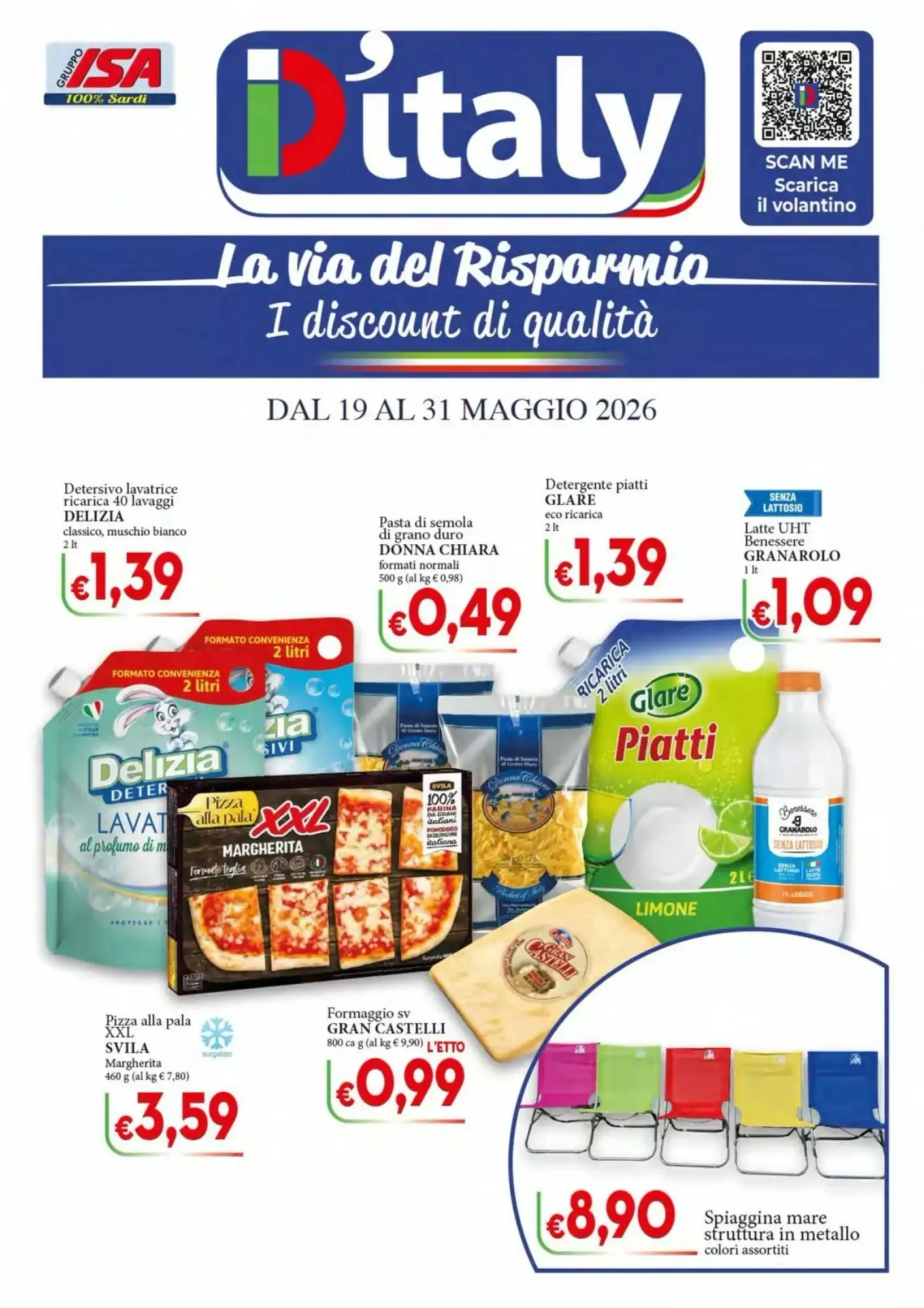 Copertina D Italy - Volantino D Italy