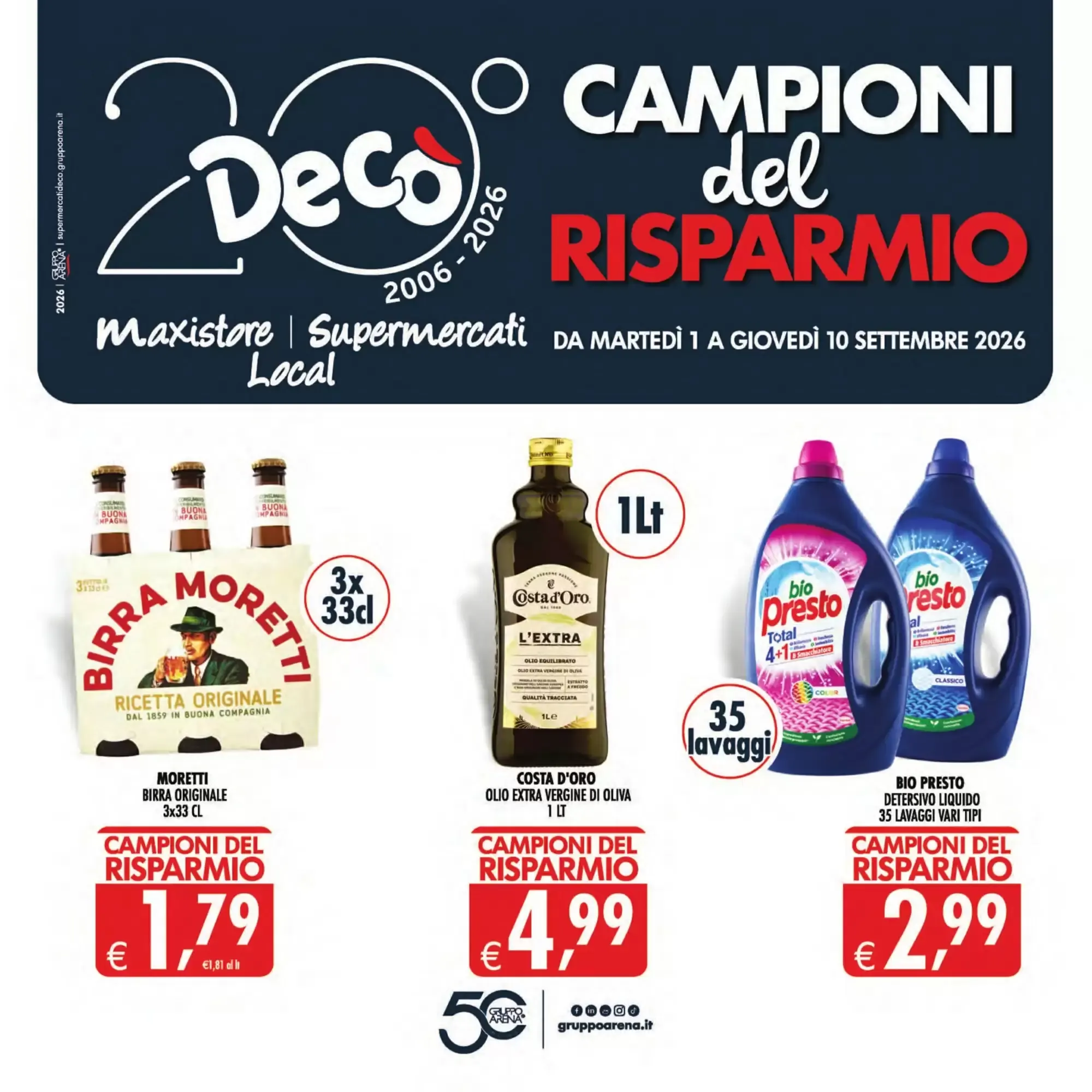 Copertina Deco Maxistore - Volantino Deco Maxistore