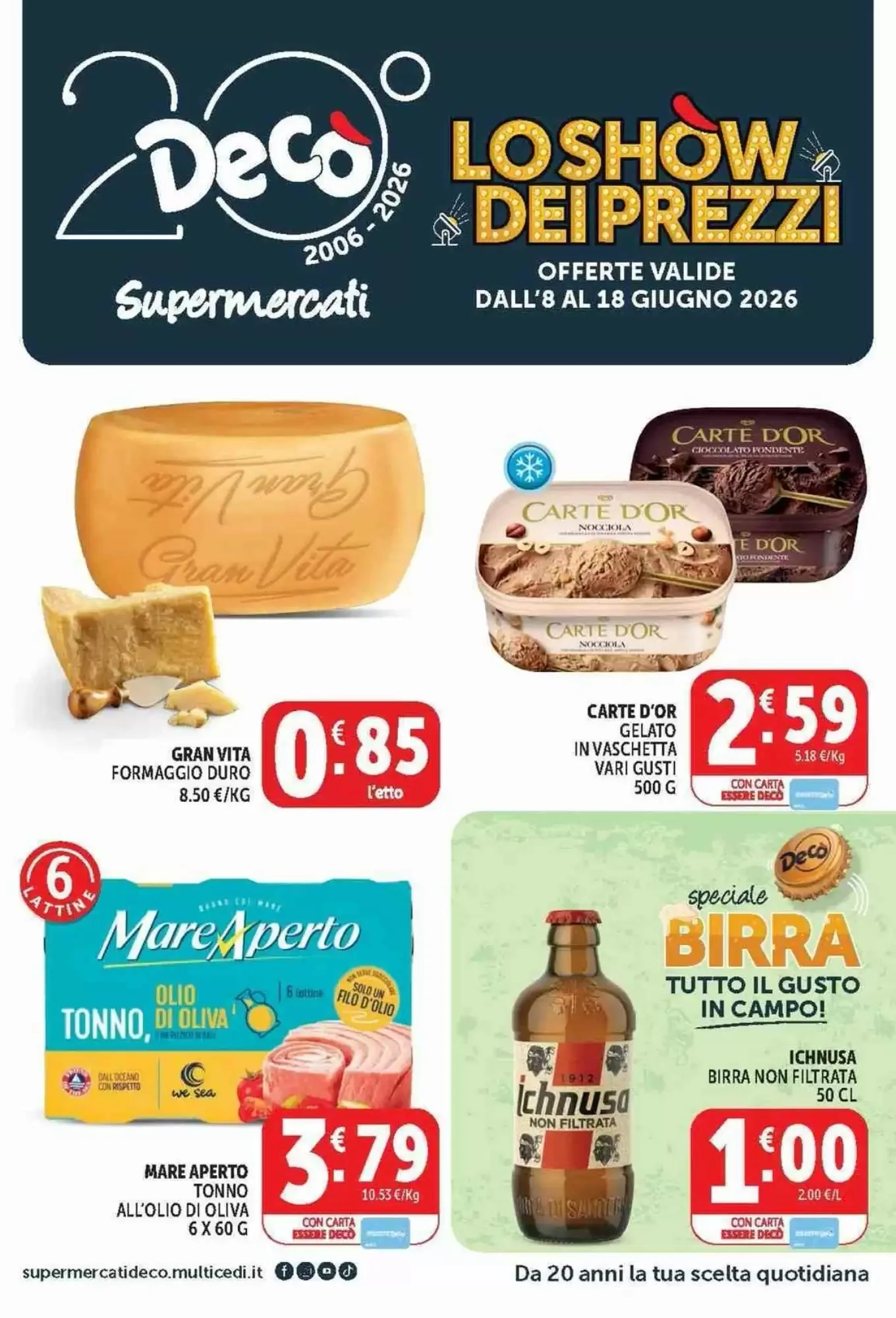 Copertina Decò Supermercati - Volantino Decò Supermercati