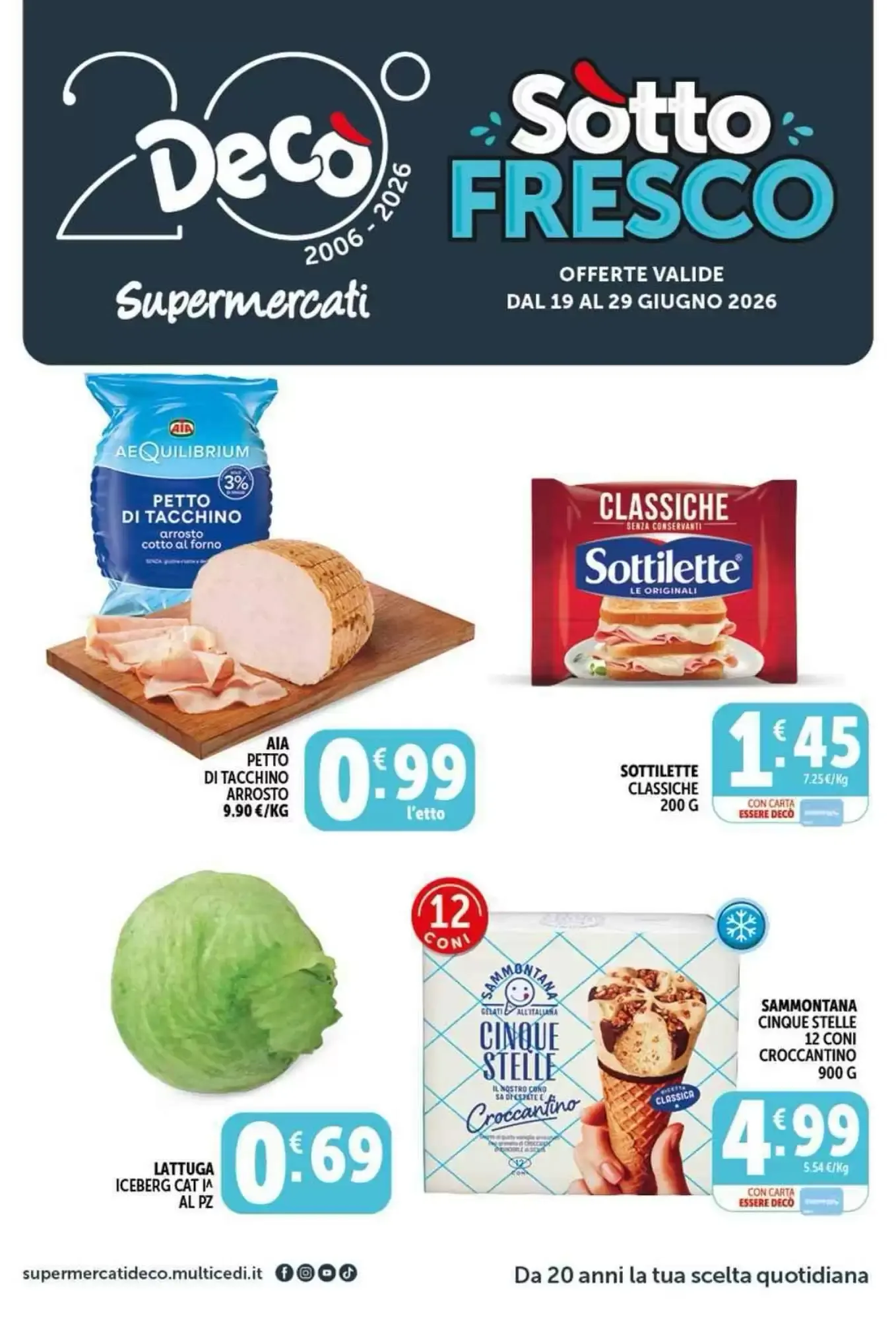 Copertina Decò Supermercati - Volantino Decò Supermercati