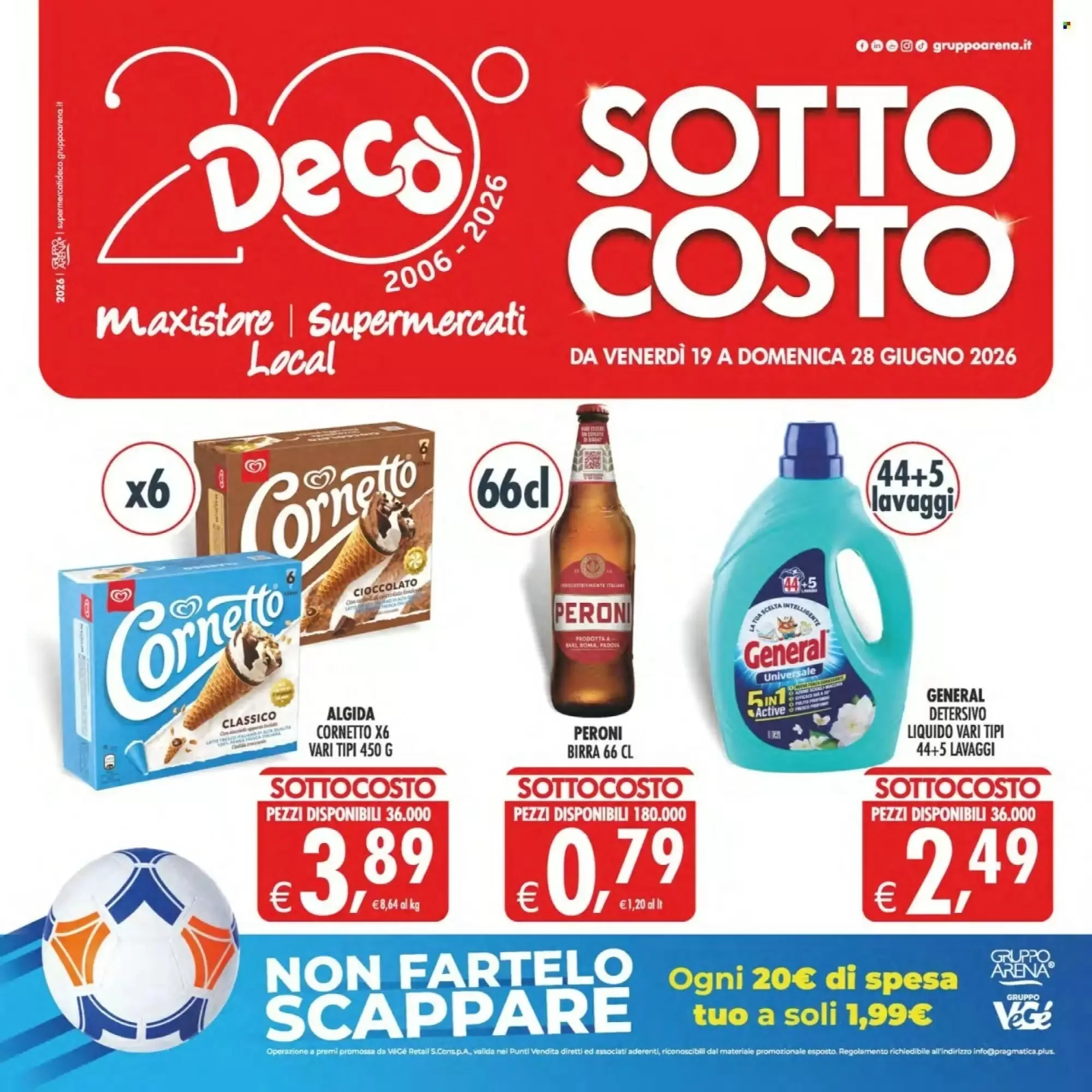 Copertina Decò Supermercati - Volantino Decò Supermercati