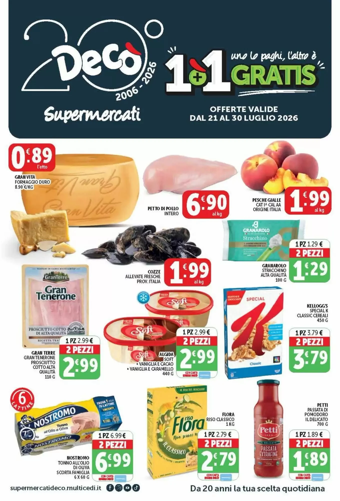 Copertina Decò Supermercati - Volantino Decò Supermercati