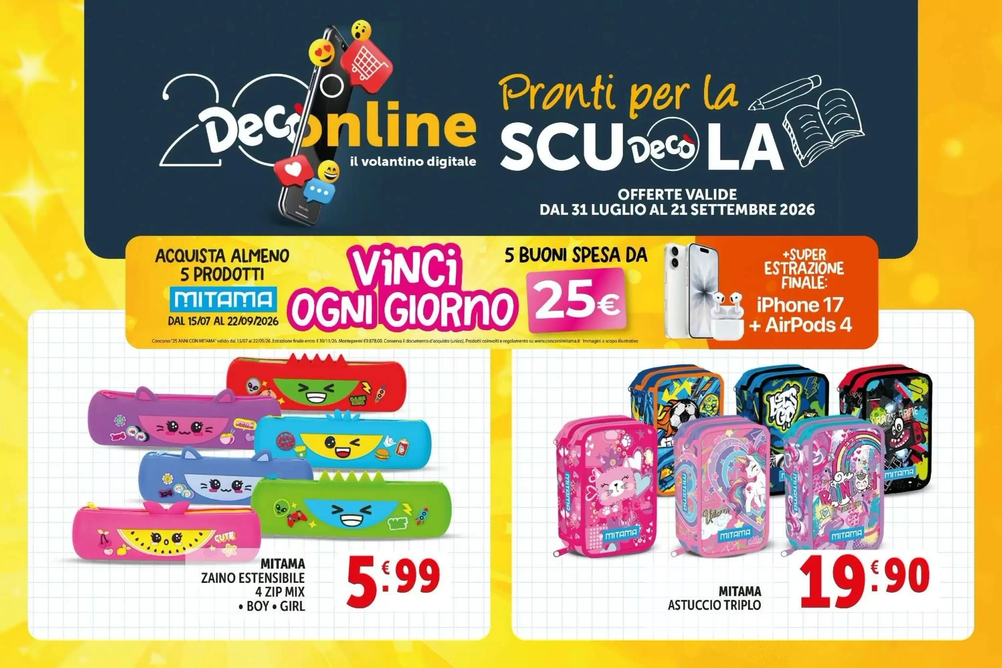 Copertina Decò Supermercati - Volantino Decò Supermercati