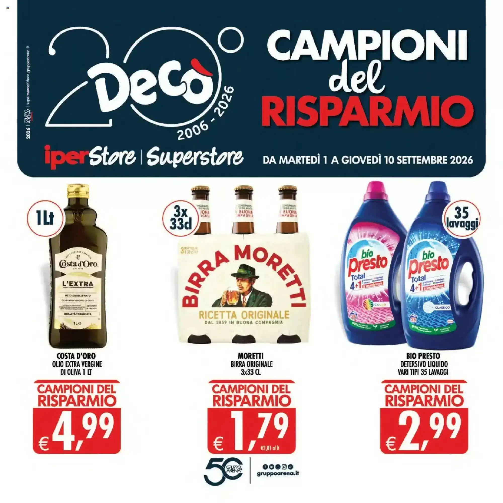 Copertina Deco Superstore - Volantino Deco Superstore
