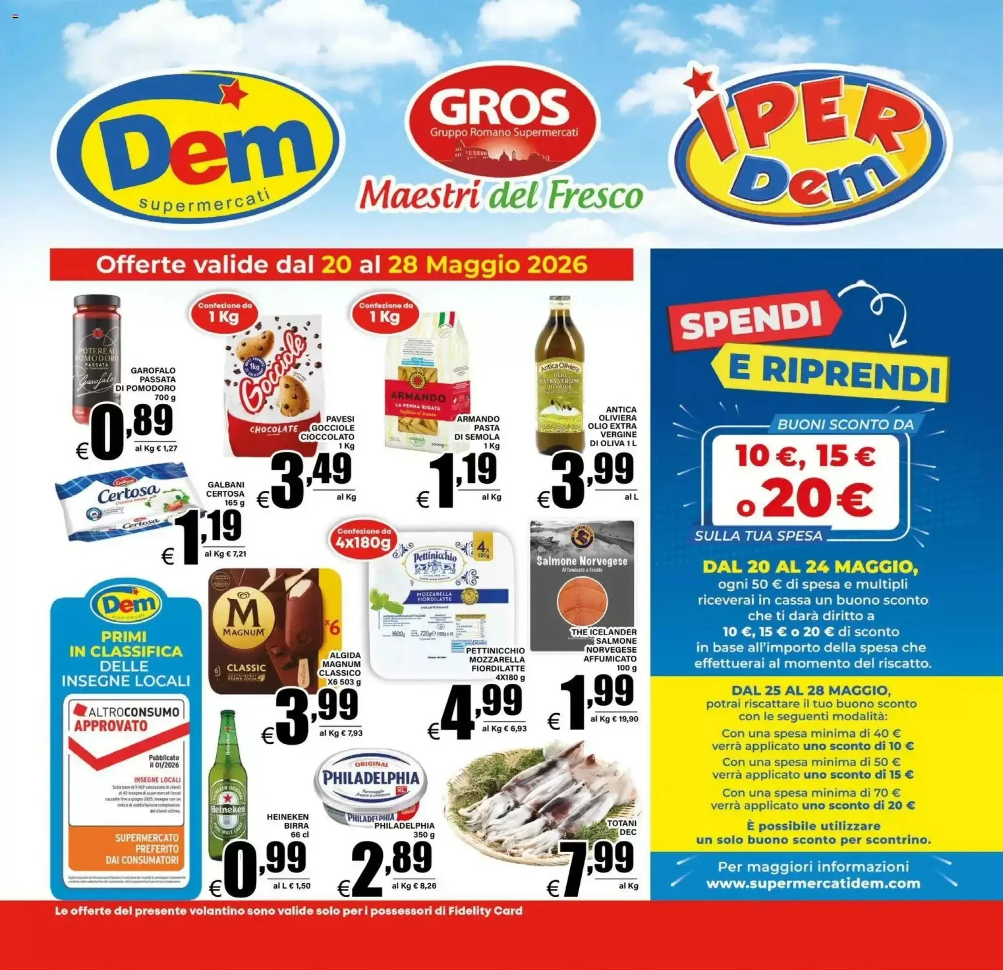 Copertina Dem - Volantino Dem