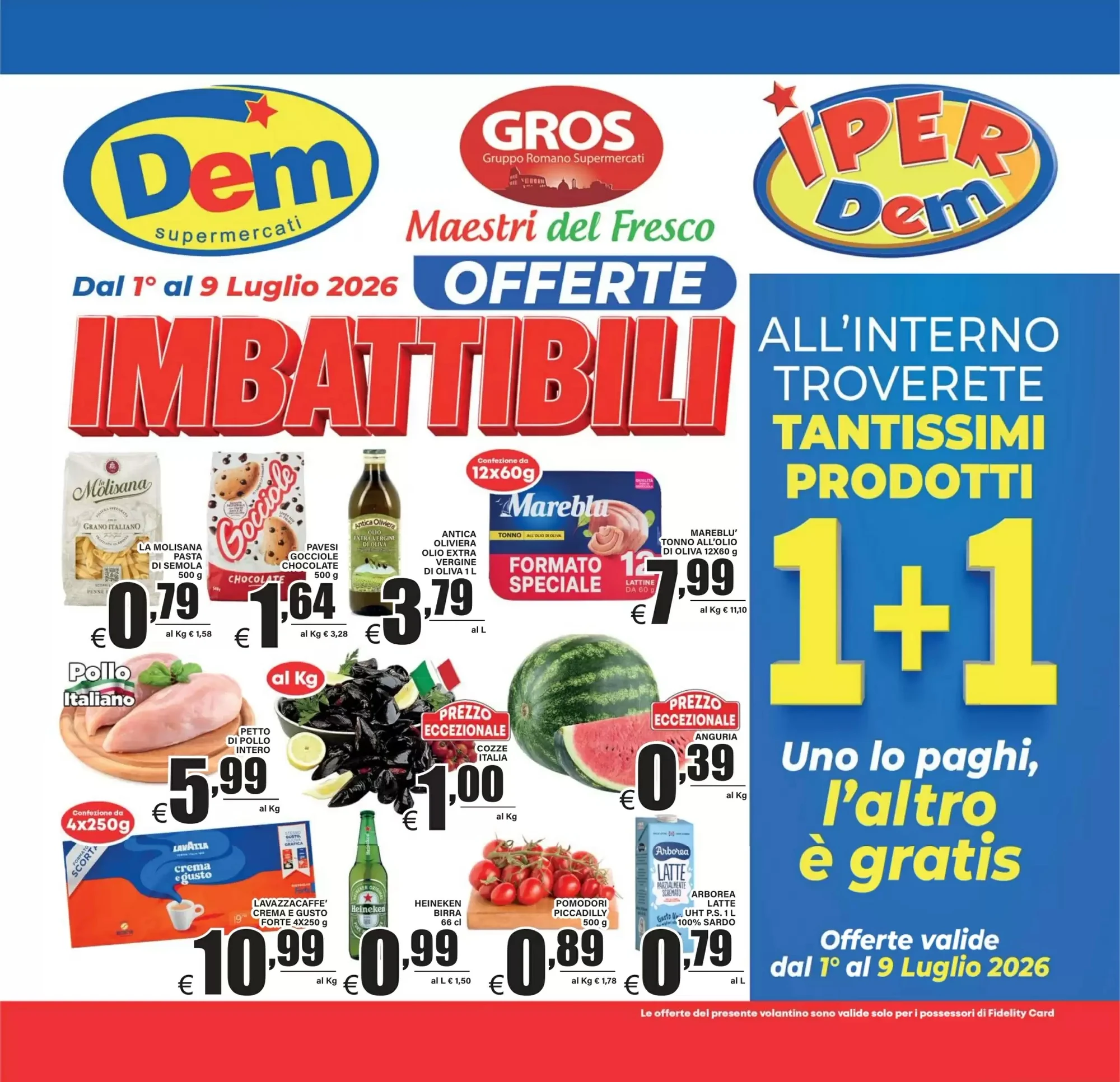 Copertina Dem - Volantino Dem