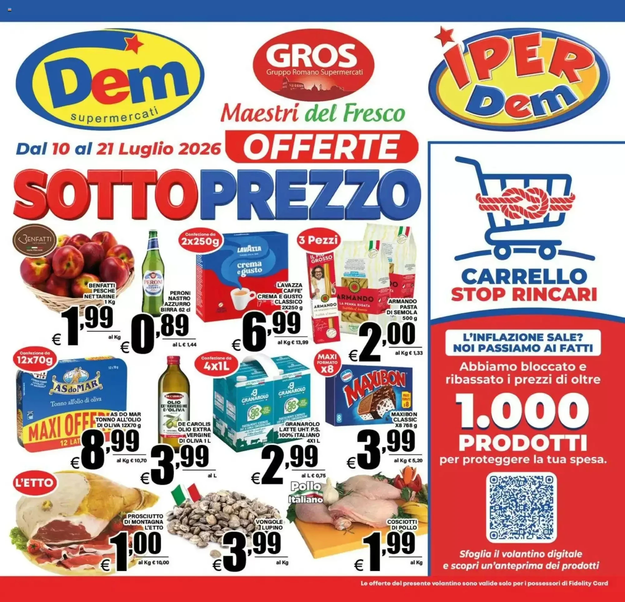 Copertina Dem - Volantino Dem