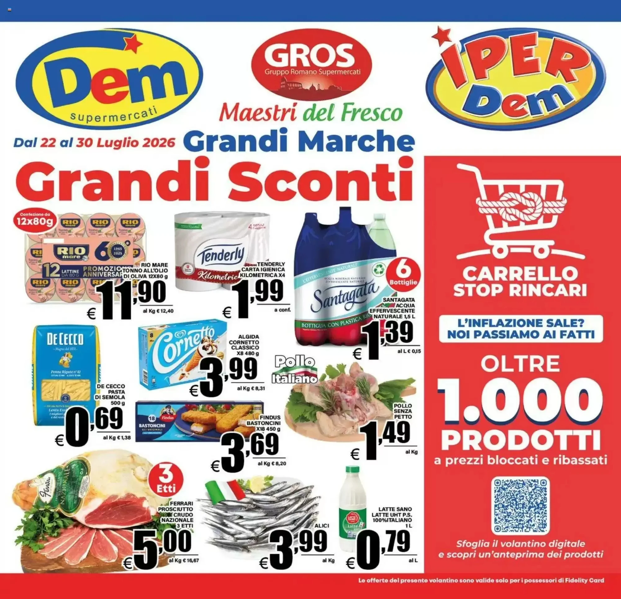 Copertina Dem - Volantino Dem