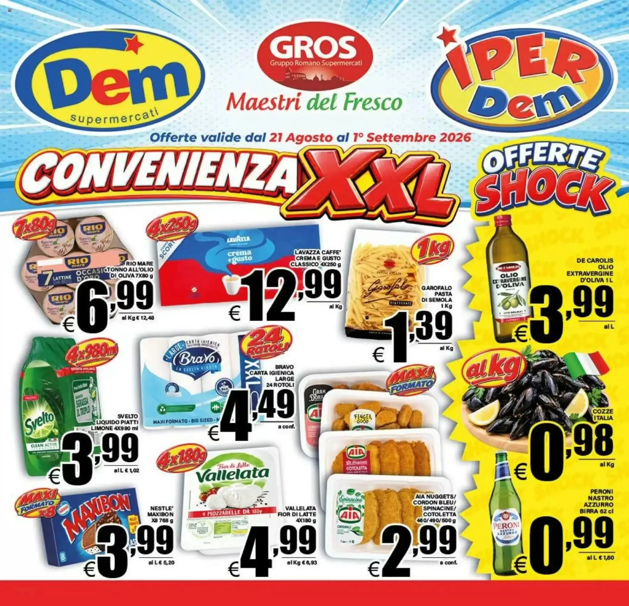 Copertina Dem - Volantino Dem