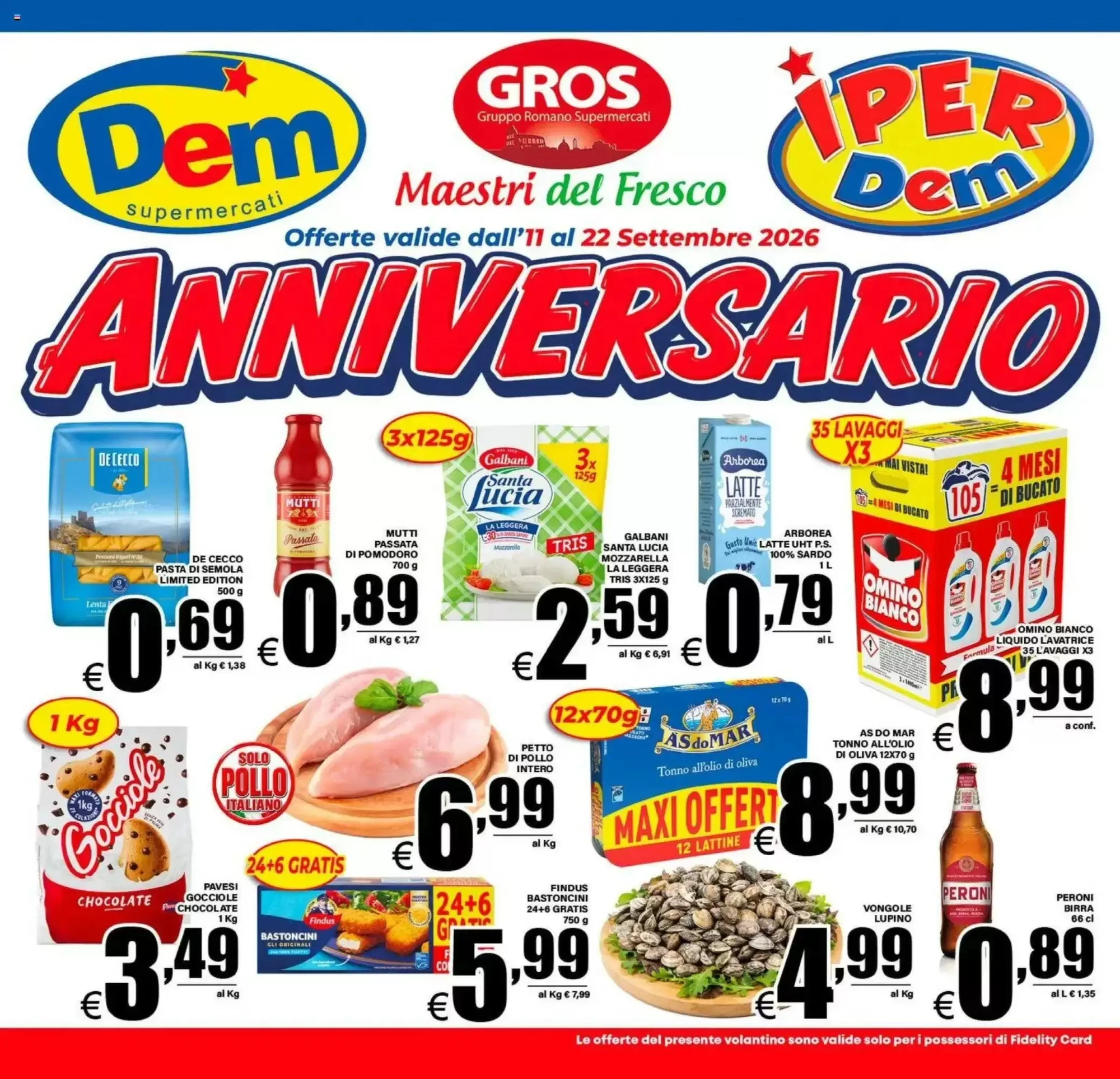 Copertina Dem - Volantino Dem