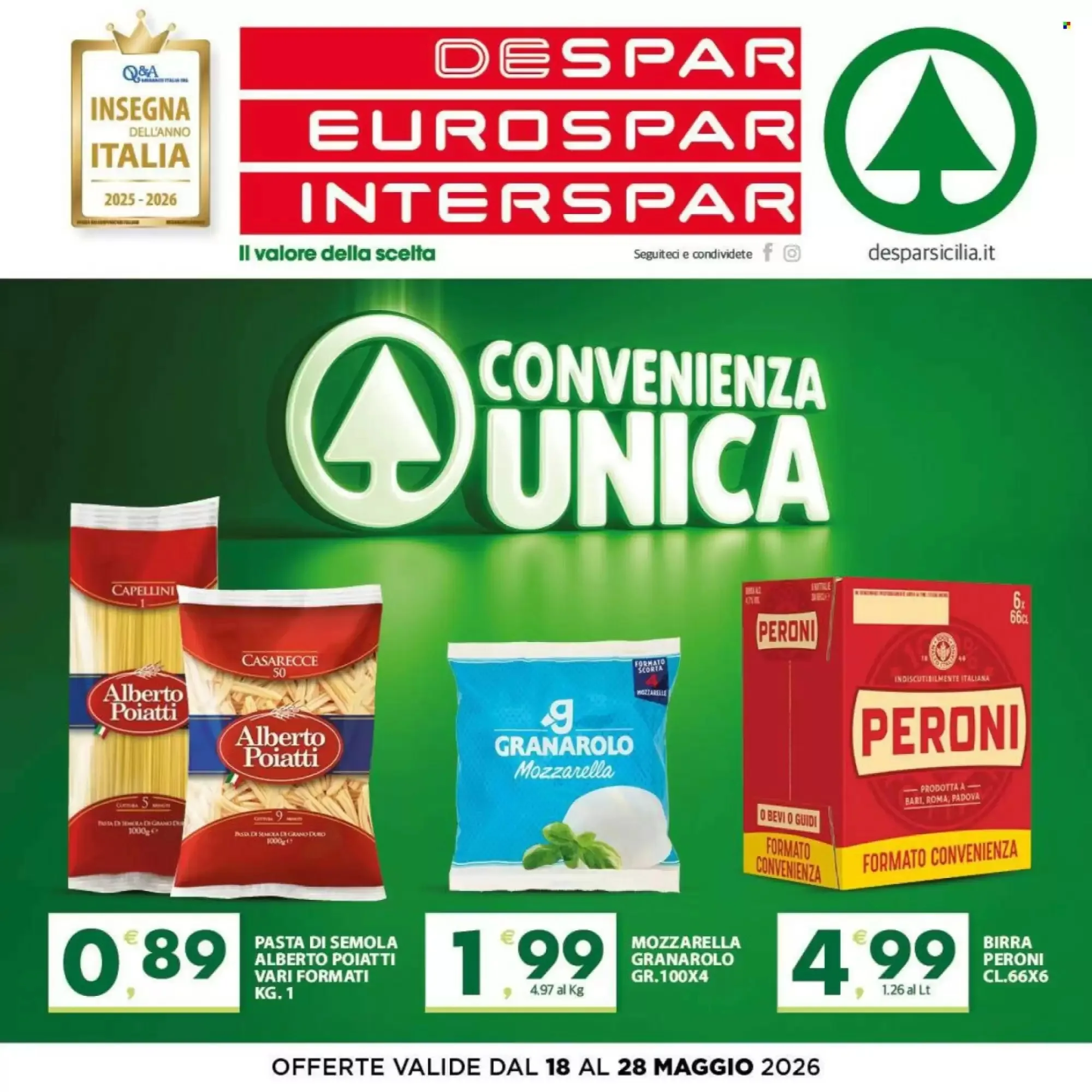 Copertina Despar Sicilia - Volantino Despar Sicilia
