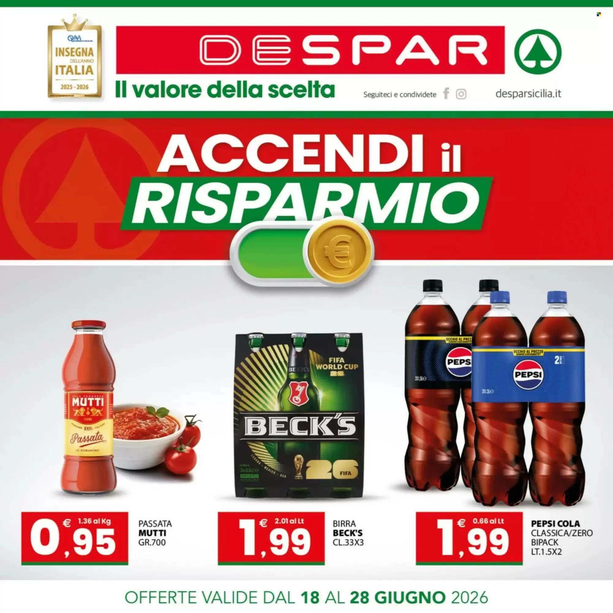 Copertina Despar Sicilia - Volantino Despar Sicilia