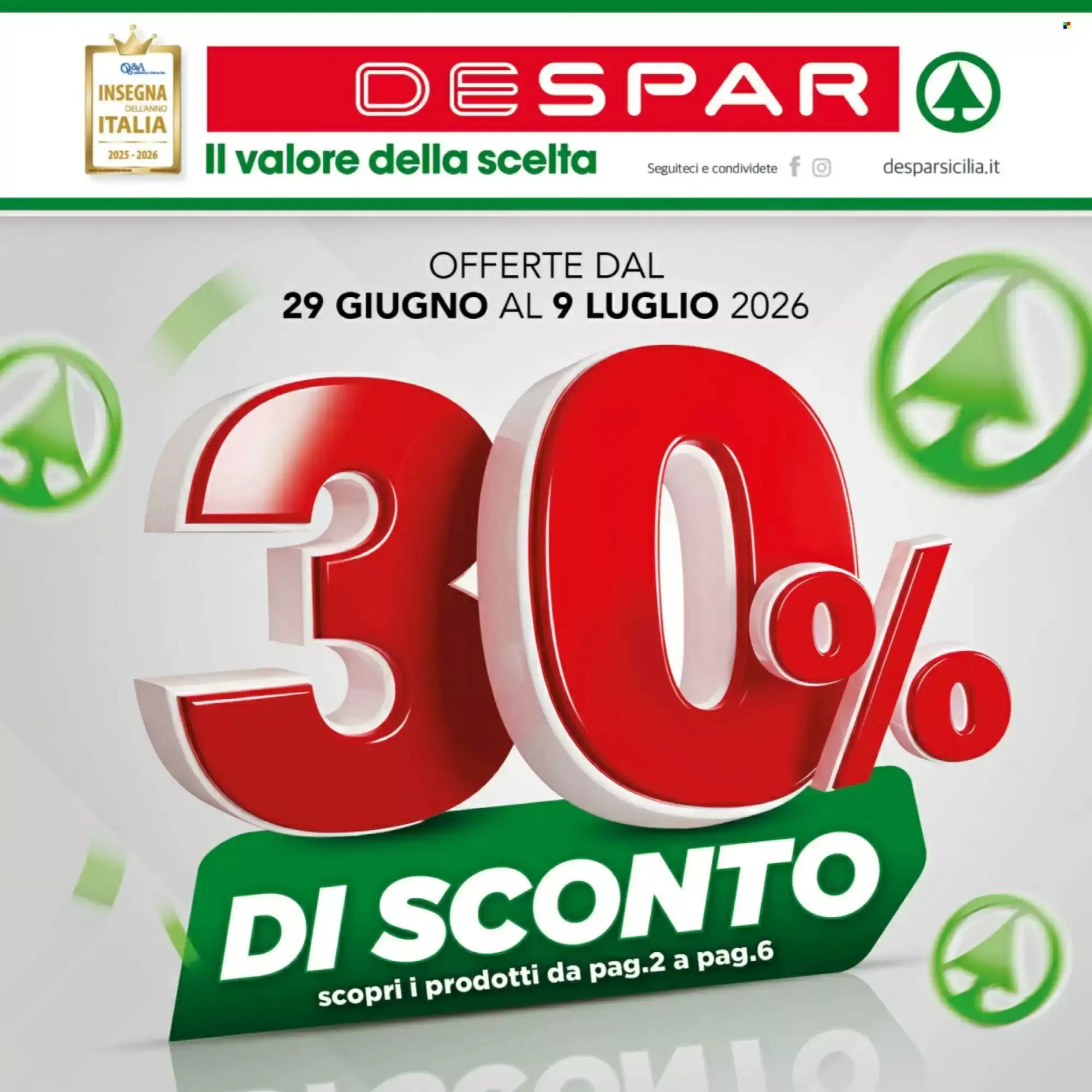 Copertina Despar Sicilia - Volantino Despar Sicilia