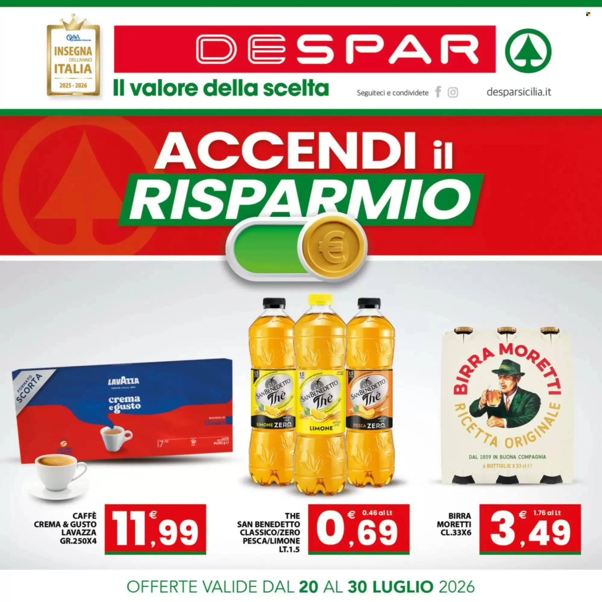 Copertina Despar Sicilia - Volantino Despar Sicilia
