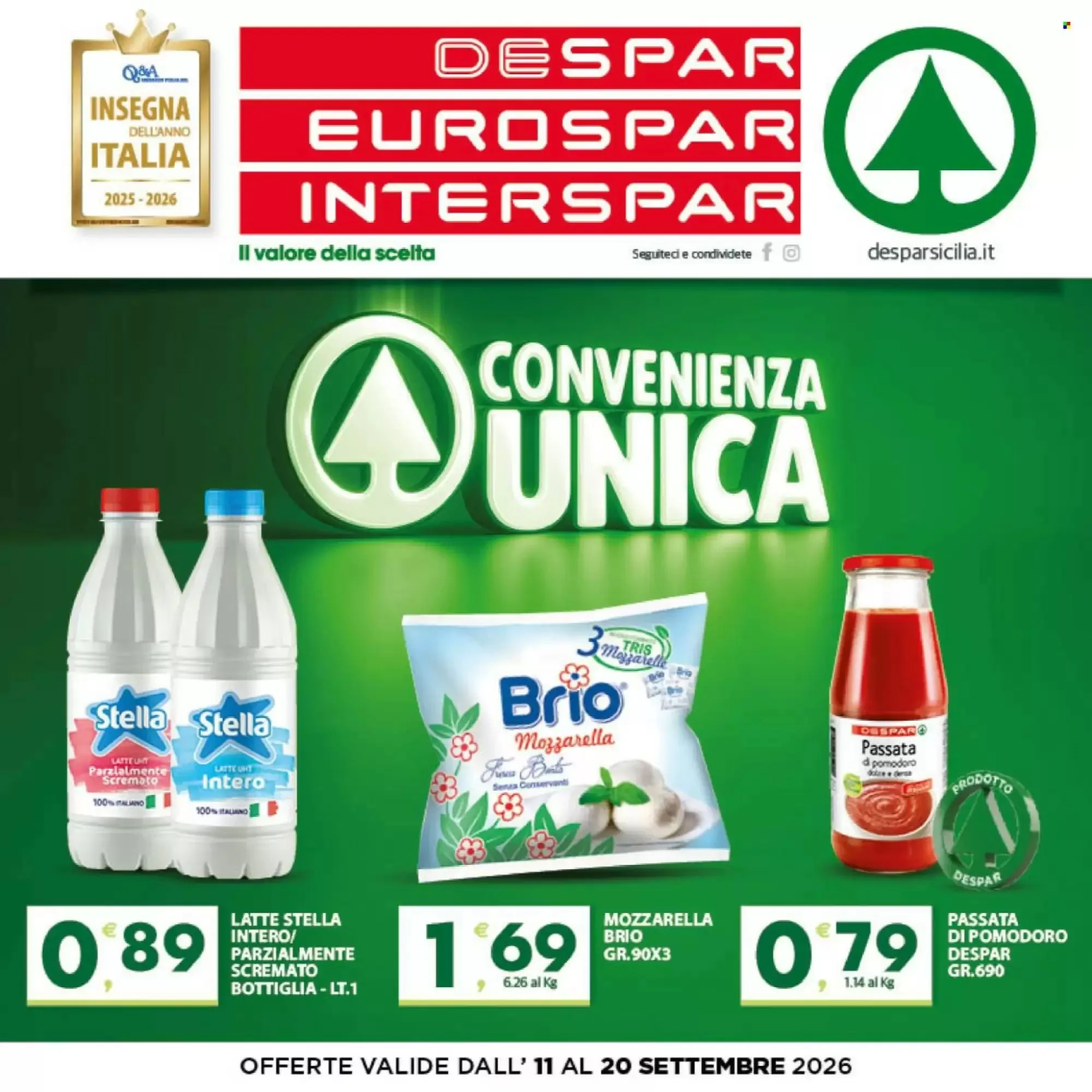 Copertina Despar Sicilia - Volantino Despar Sicilia