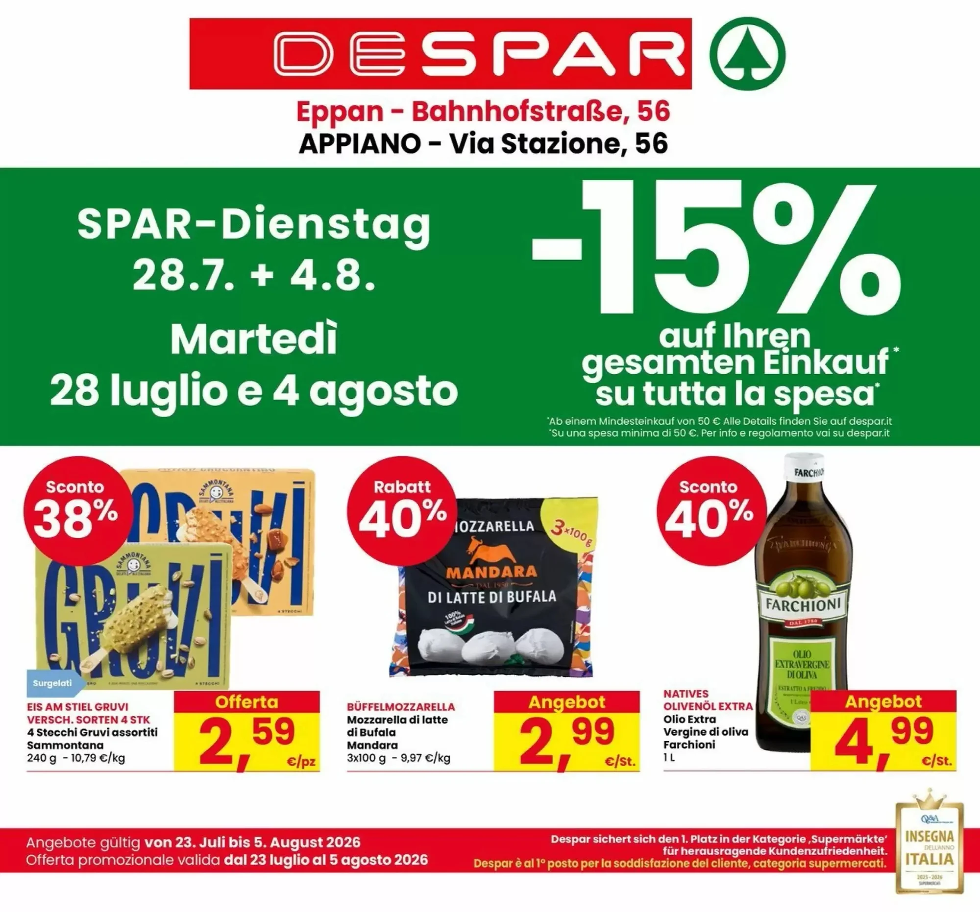 Copertina Despar - Volantino Despar