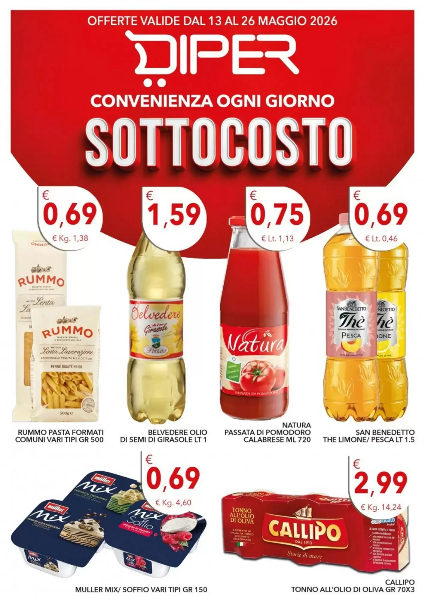 Copertina Diper - Volantino Diper