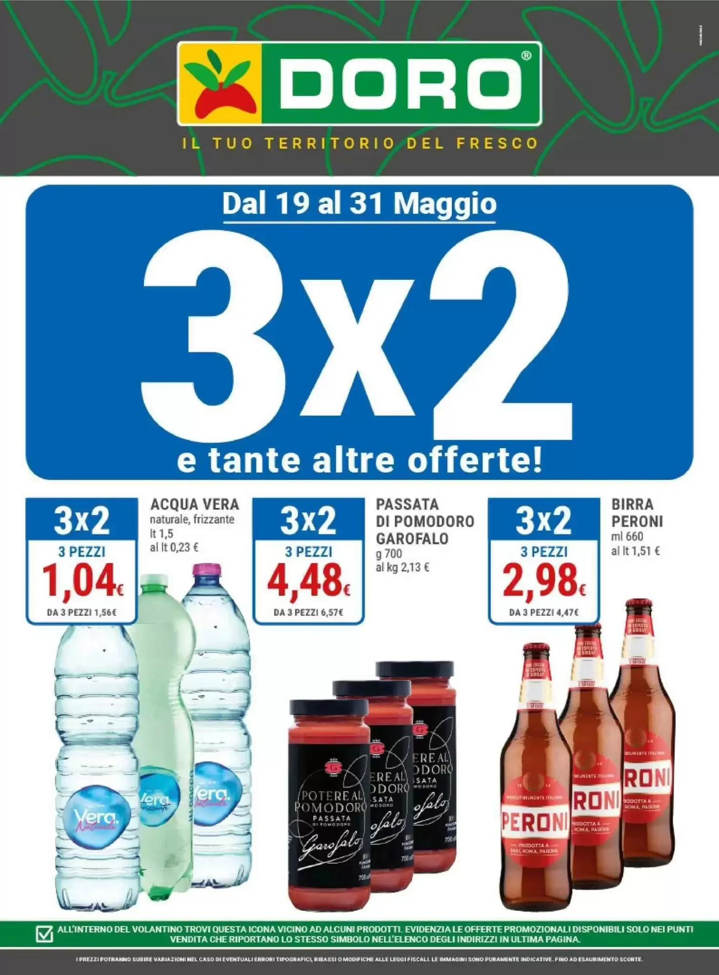 Copertina Doro Supermercati - Volantino Doro Supermercati