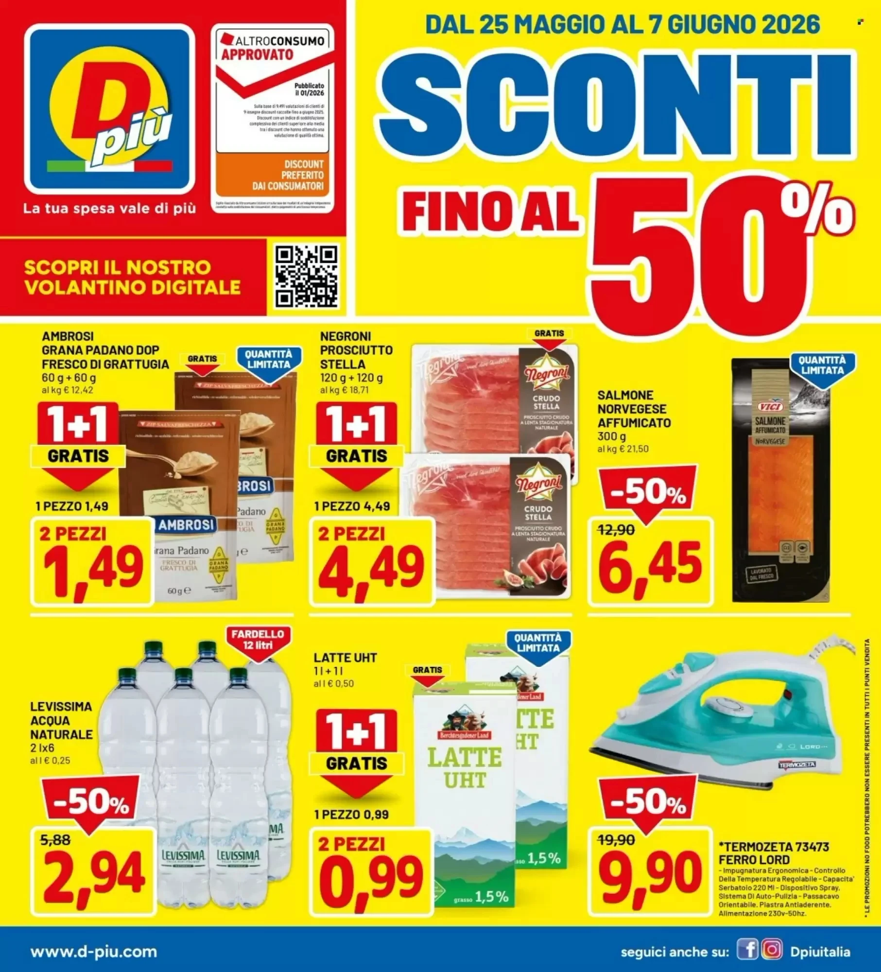 Copertina Dpiu - Volantino Dpiu