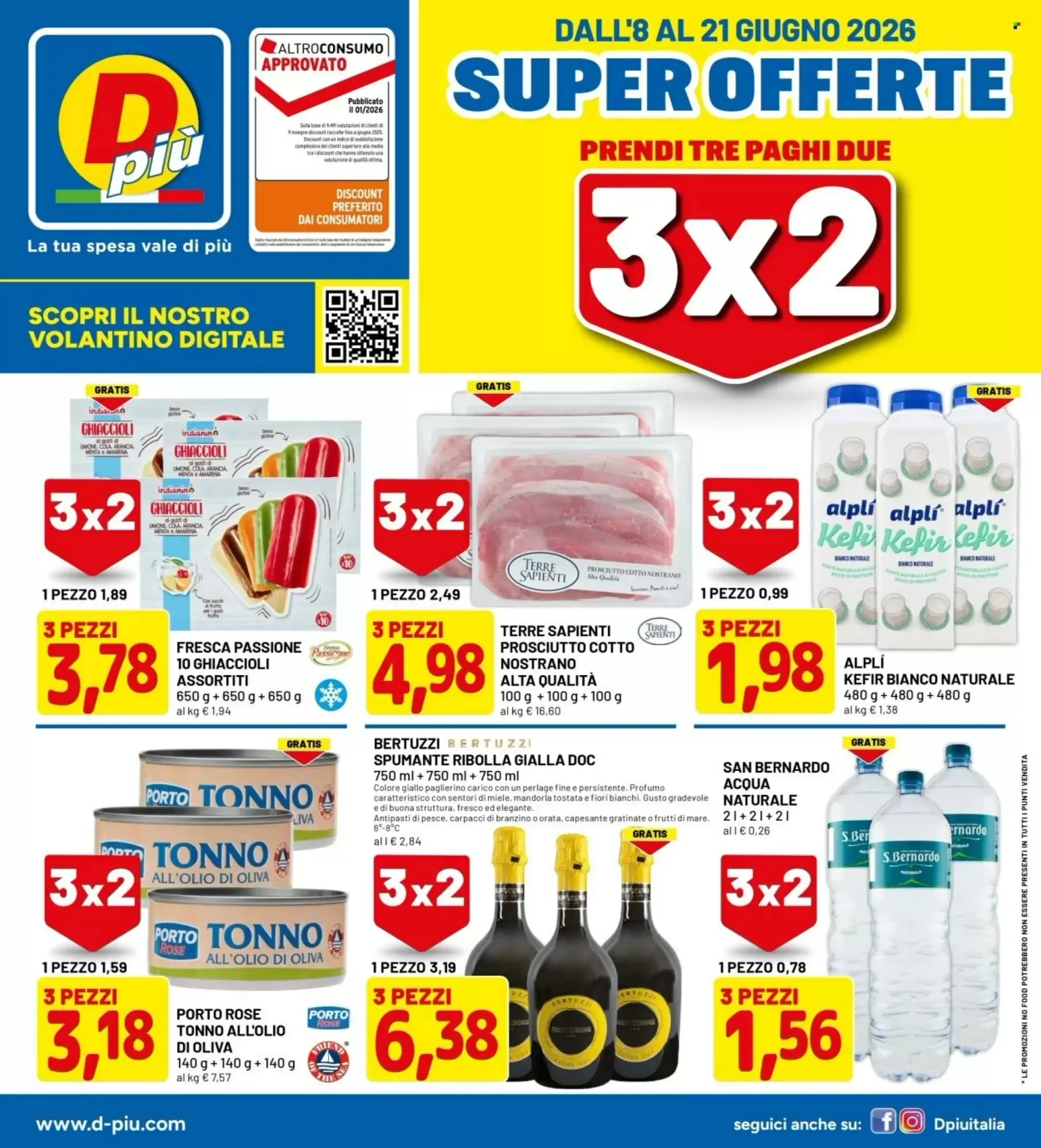 Copertina Dpiu - Volantino Dpiu
