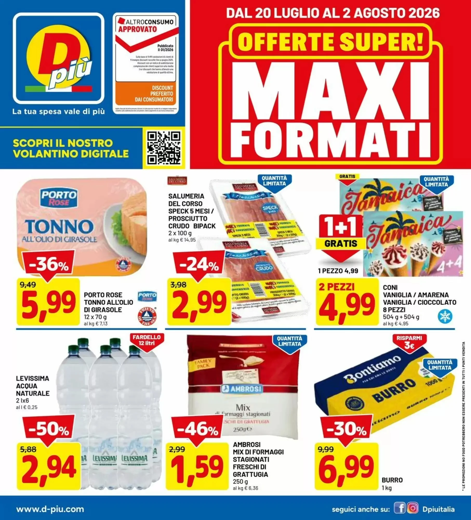 Copertina Dpiu - Volantino Dpiu