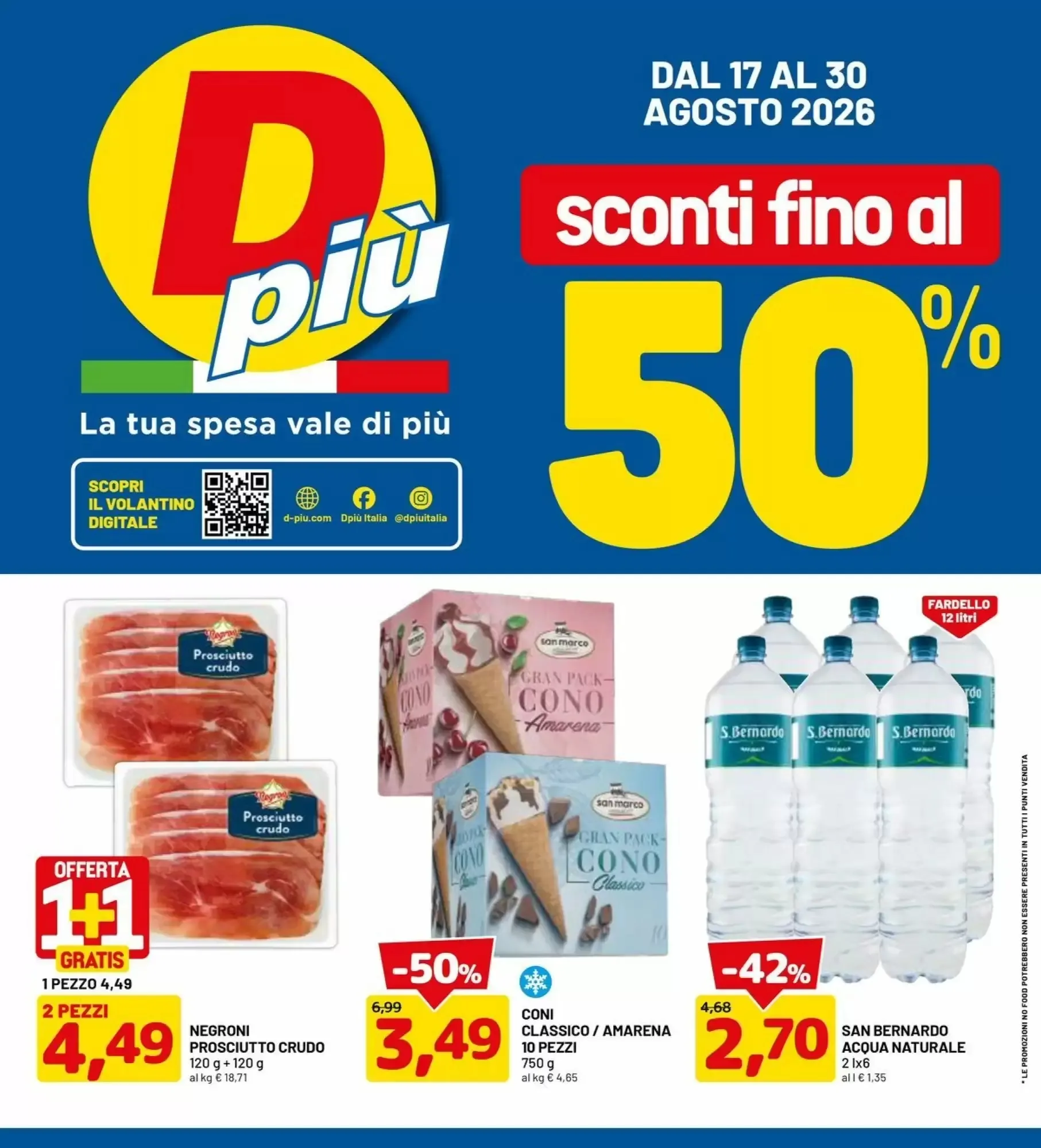 Copertina Dpiu - Volantino Dpiu