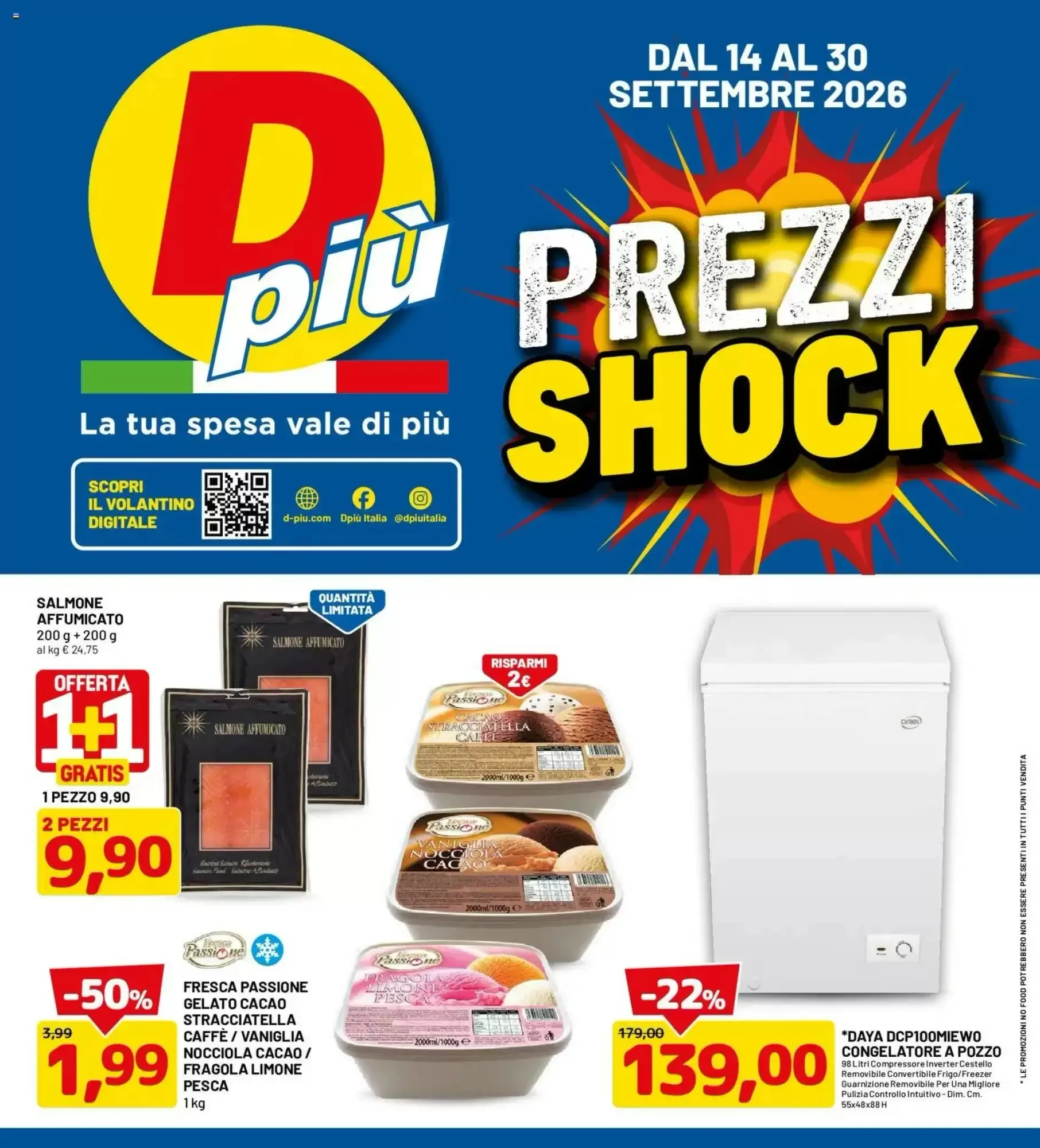 Copertina Dpiu - Volantino Dpiu