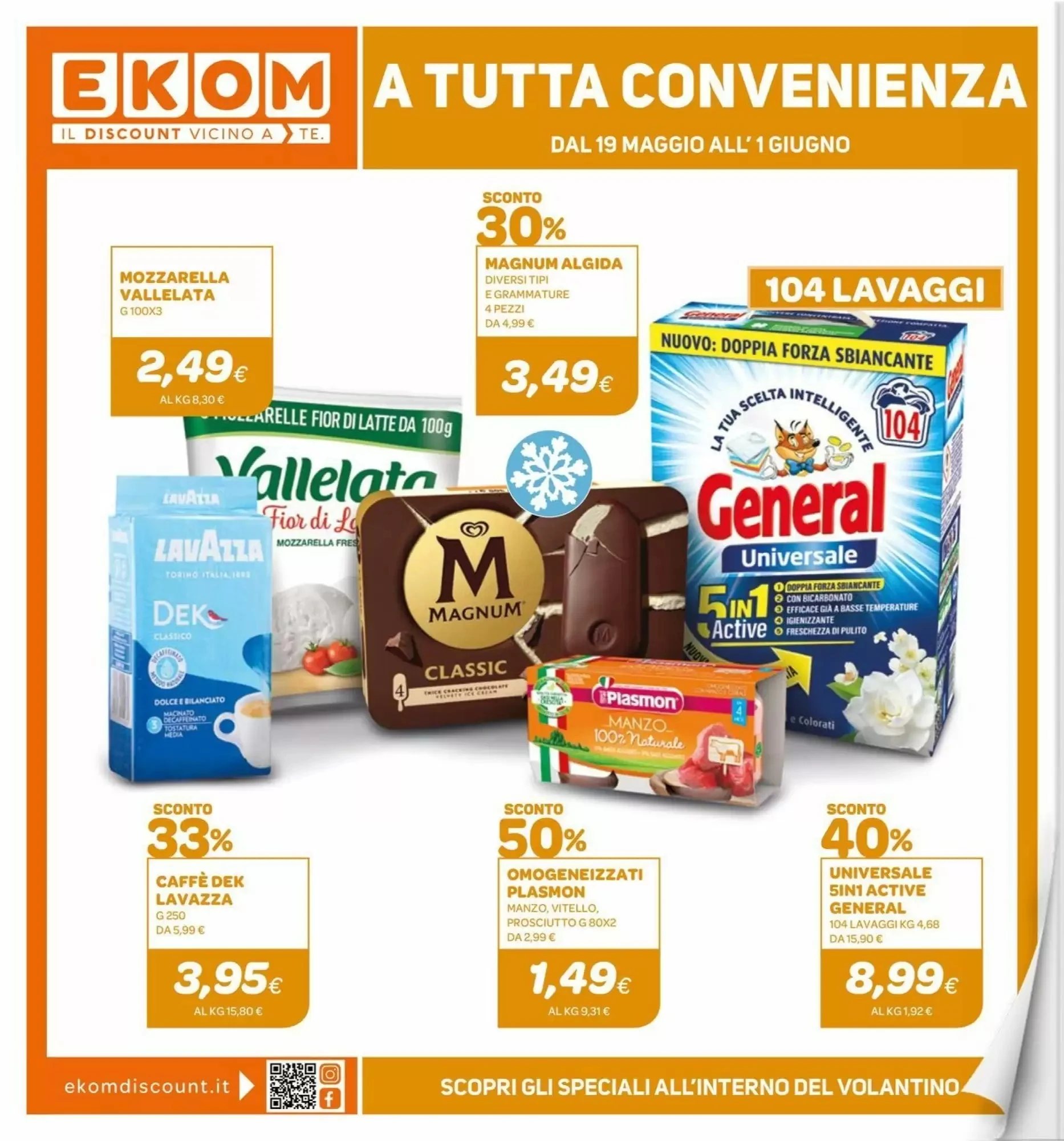 Copertina Ekom - Volantino Ekom