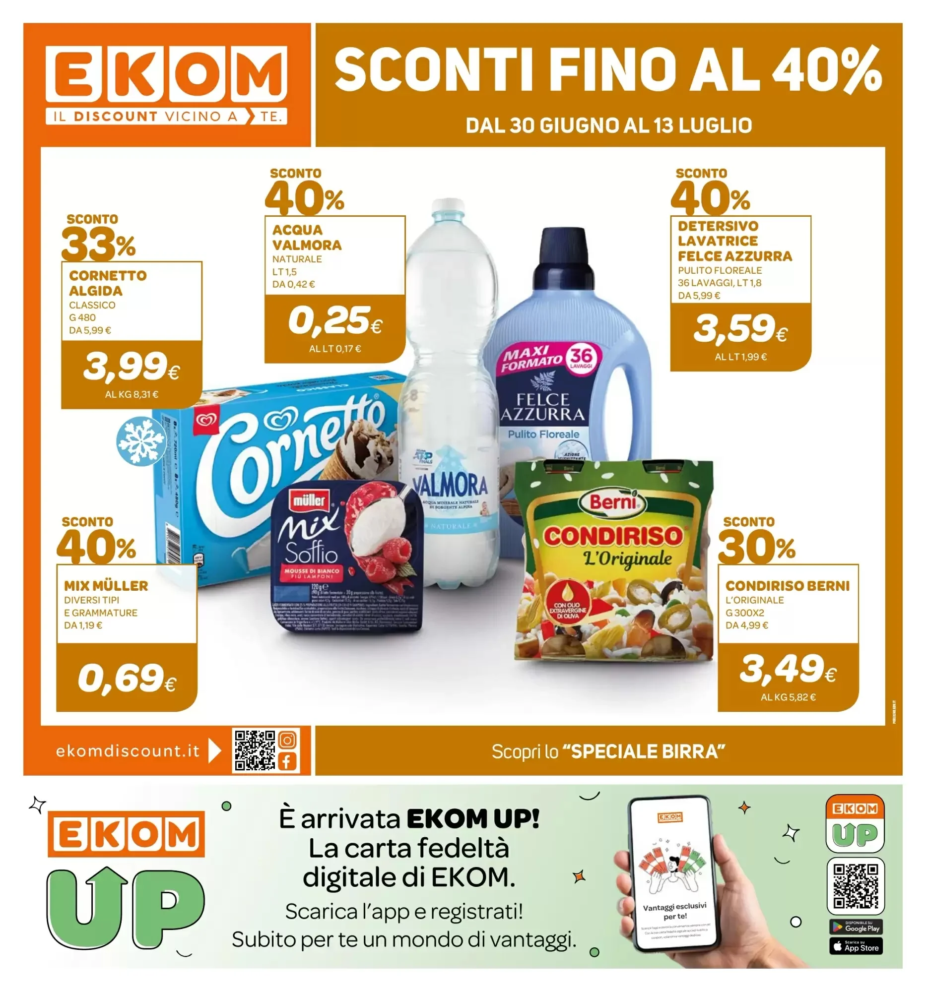 Copertina Ekom - Volantino Ekom