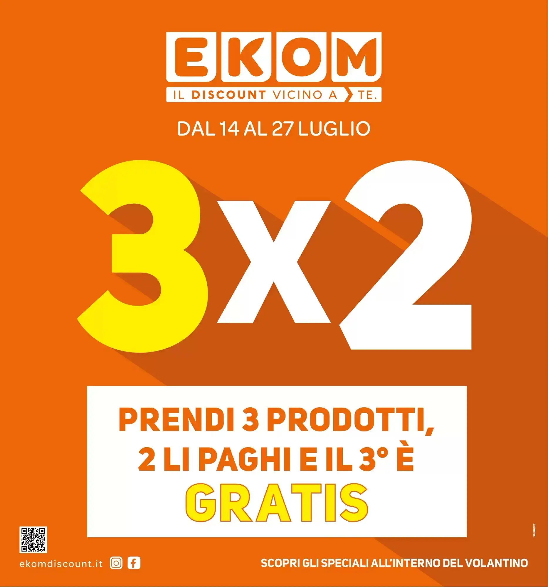 Copertina Ekom - Volantino Ekom