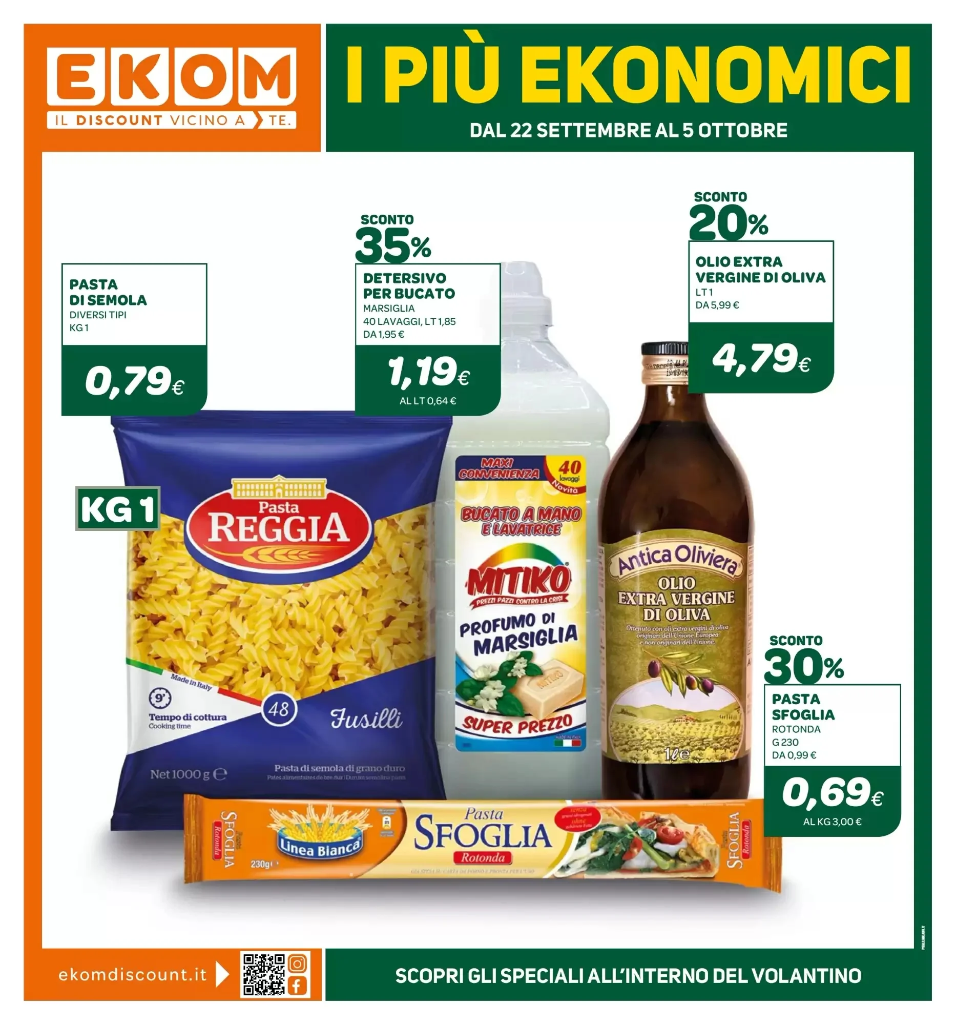 Copertina Ekom - Volantino Ekom