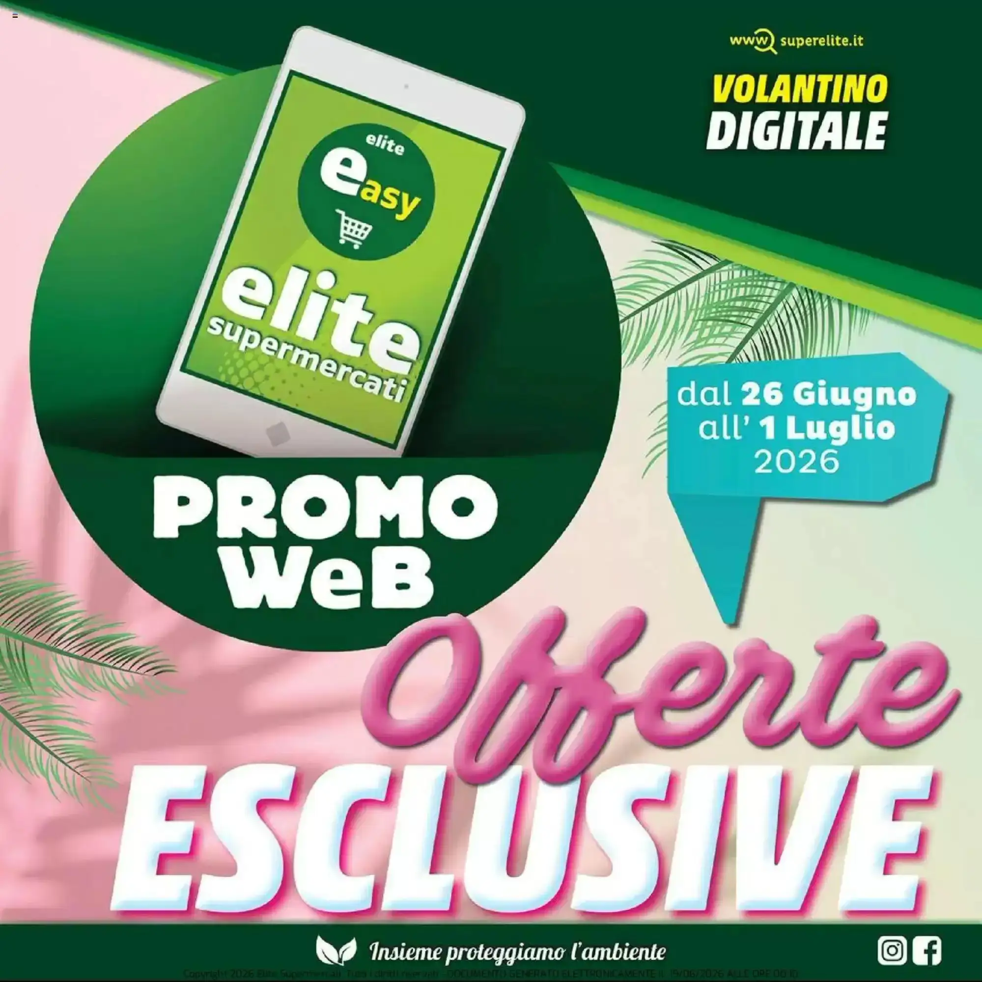Copertina Elite - Volantino Elite