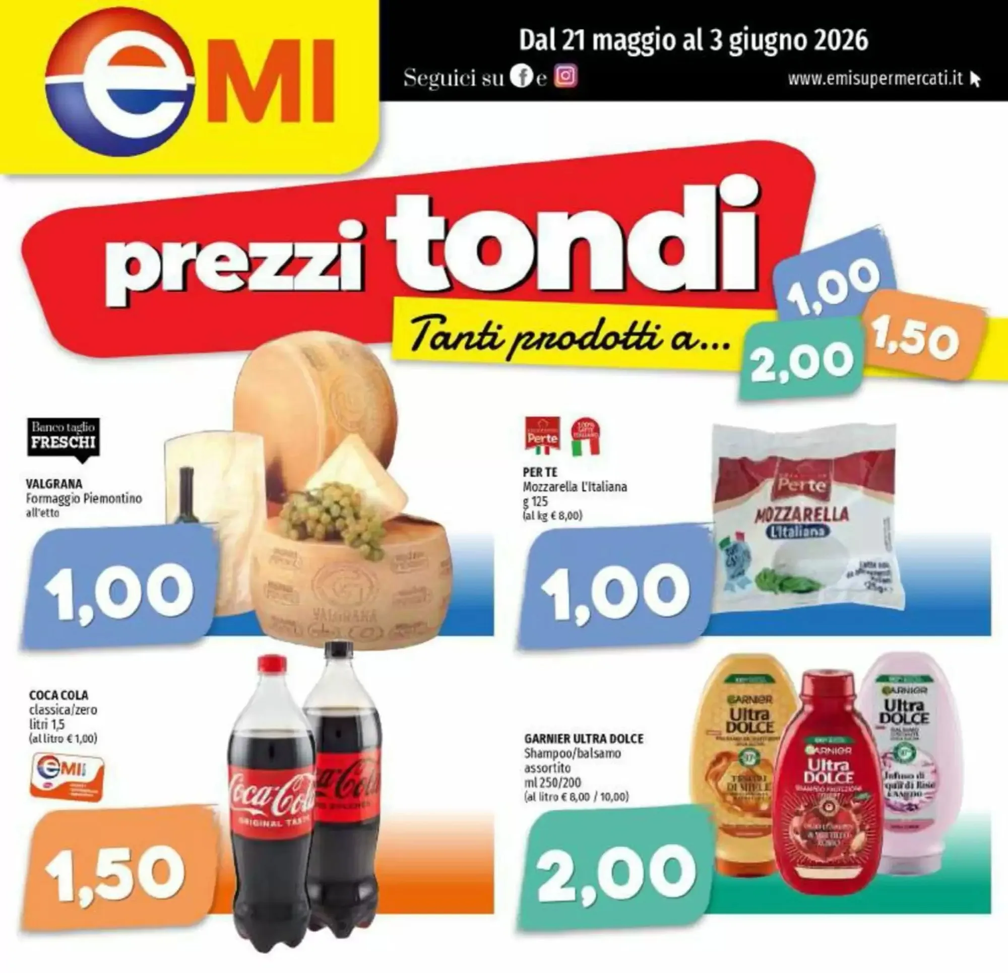 Copertina Emi Supermercati - Volantino Emi Supermercati
