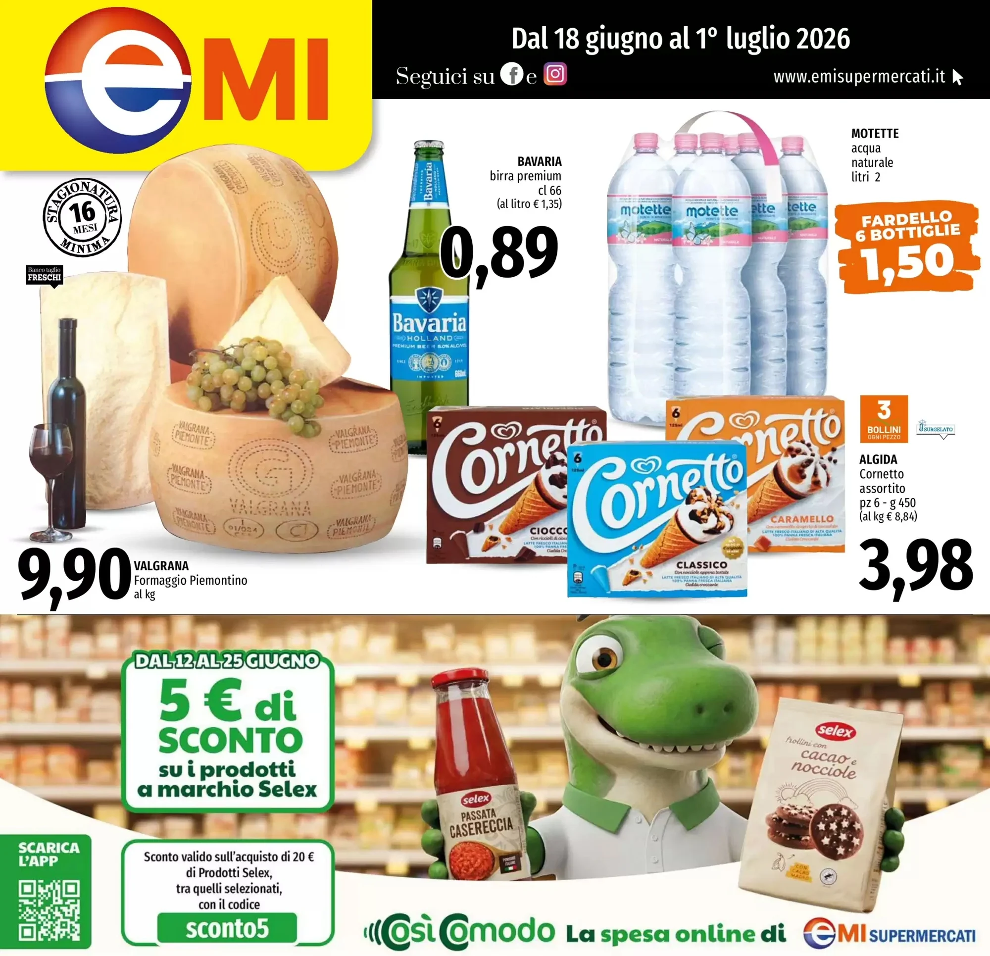 Copertina Emi Supermercati - Volantino Emi Supermercati