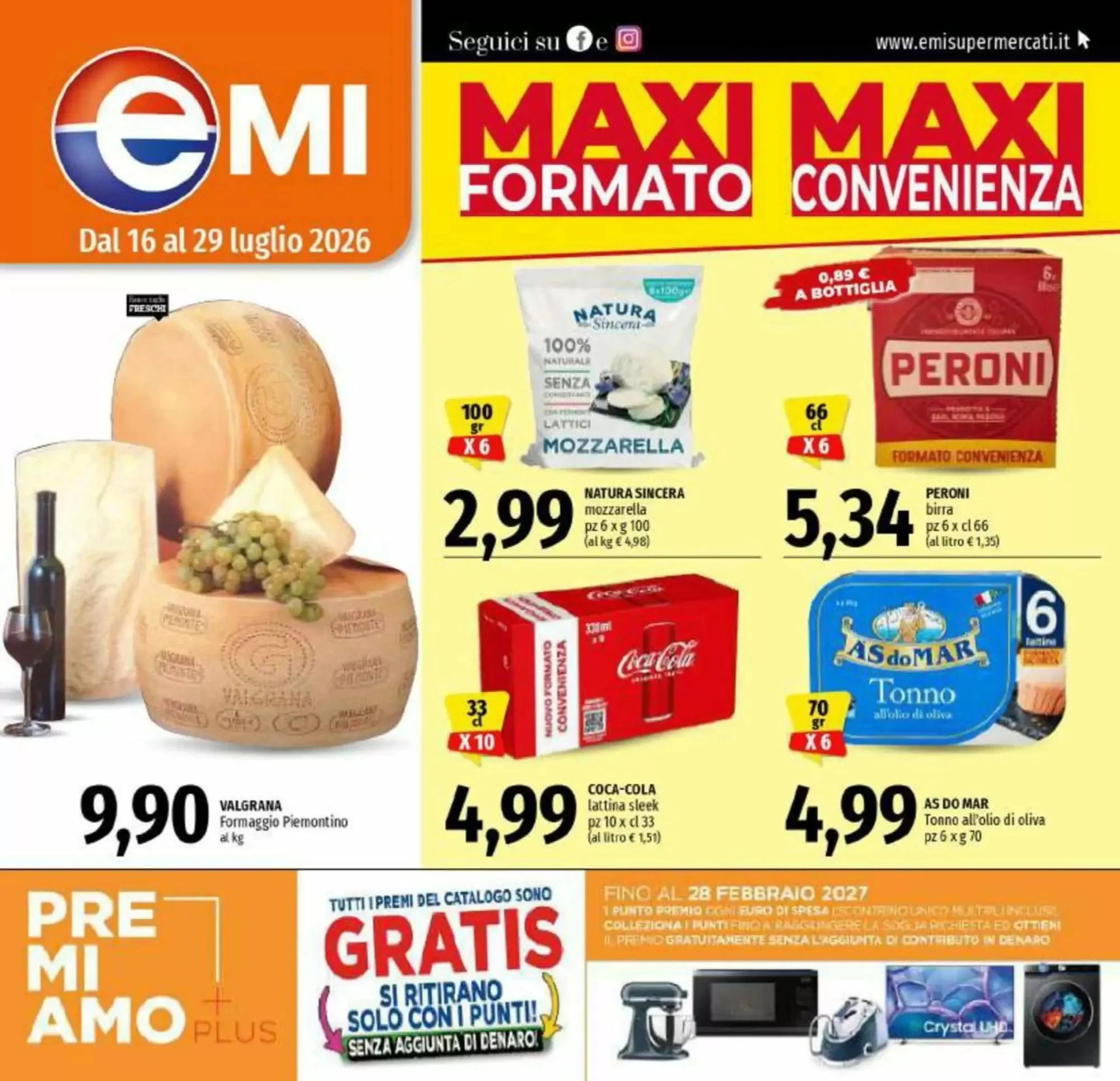 Copertina Emi Supermercati - Volantino Emi Supermercati