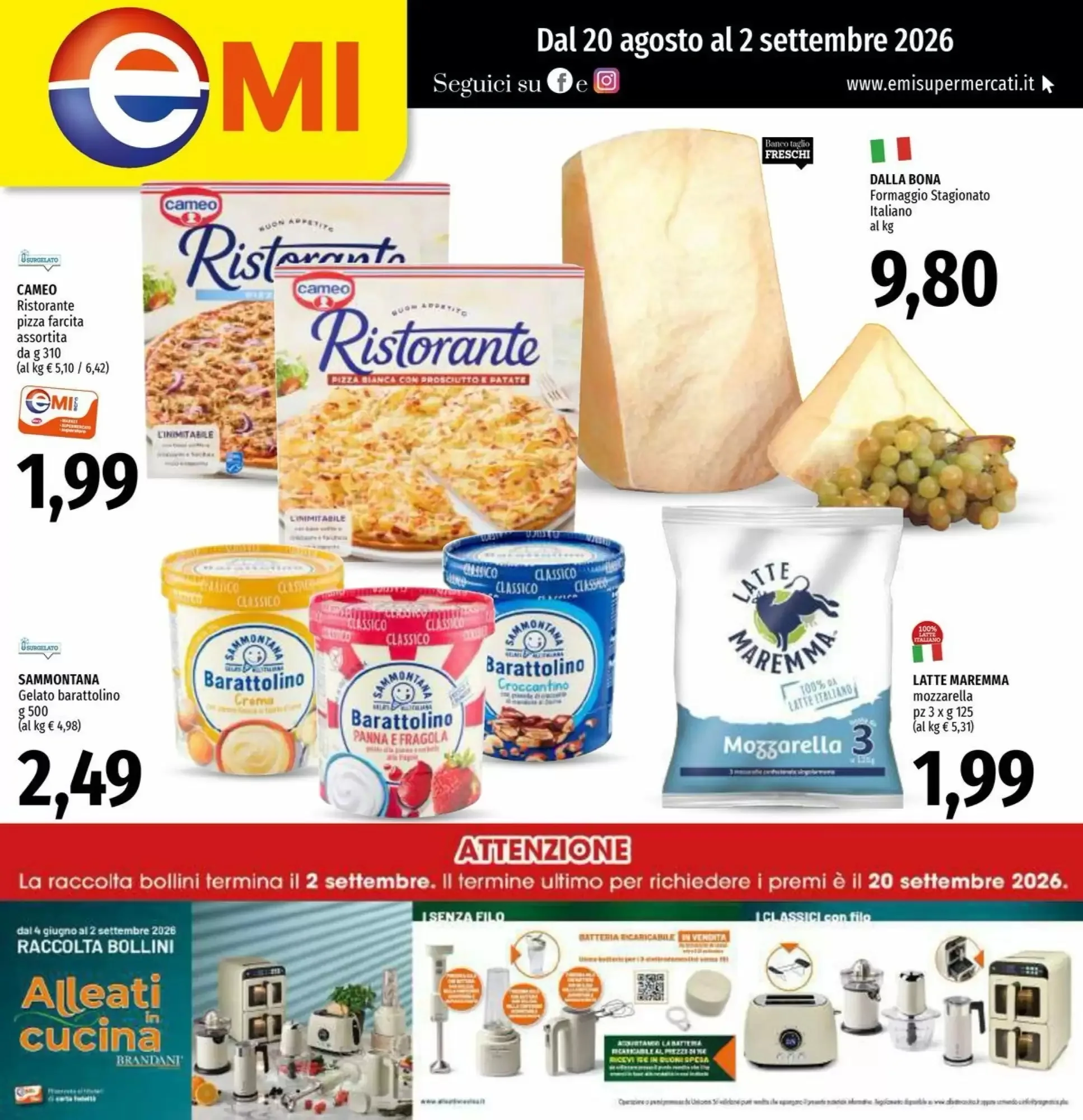 Copertina Emi Supermercati - Volantino Emi Supermercati