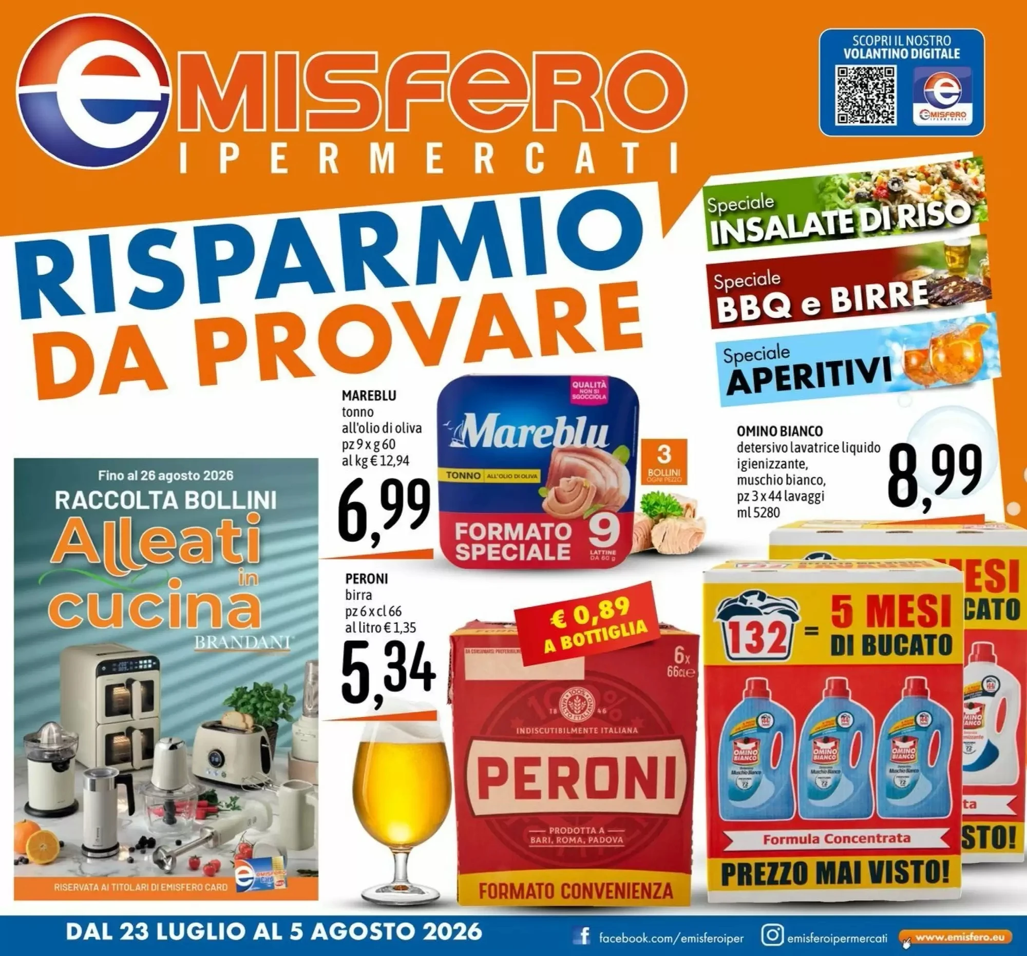 Copertina Emisfero - Volantino Emisfero