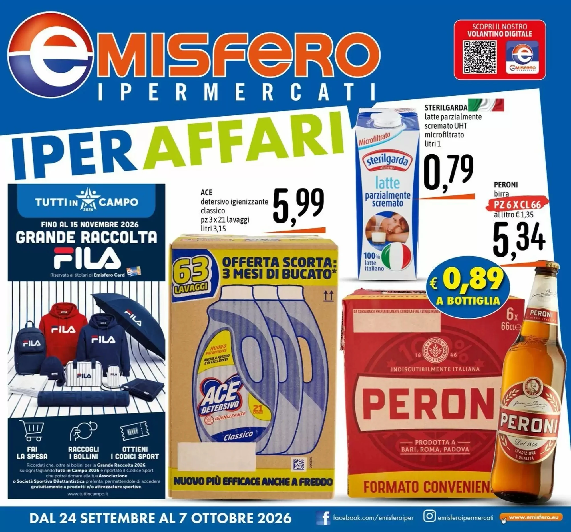 Copertina Emisfero - Volantino Emisfero