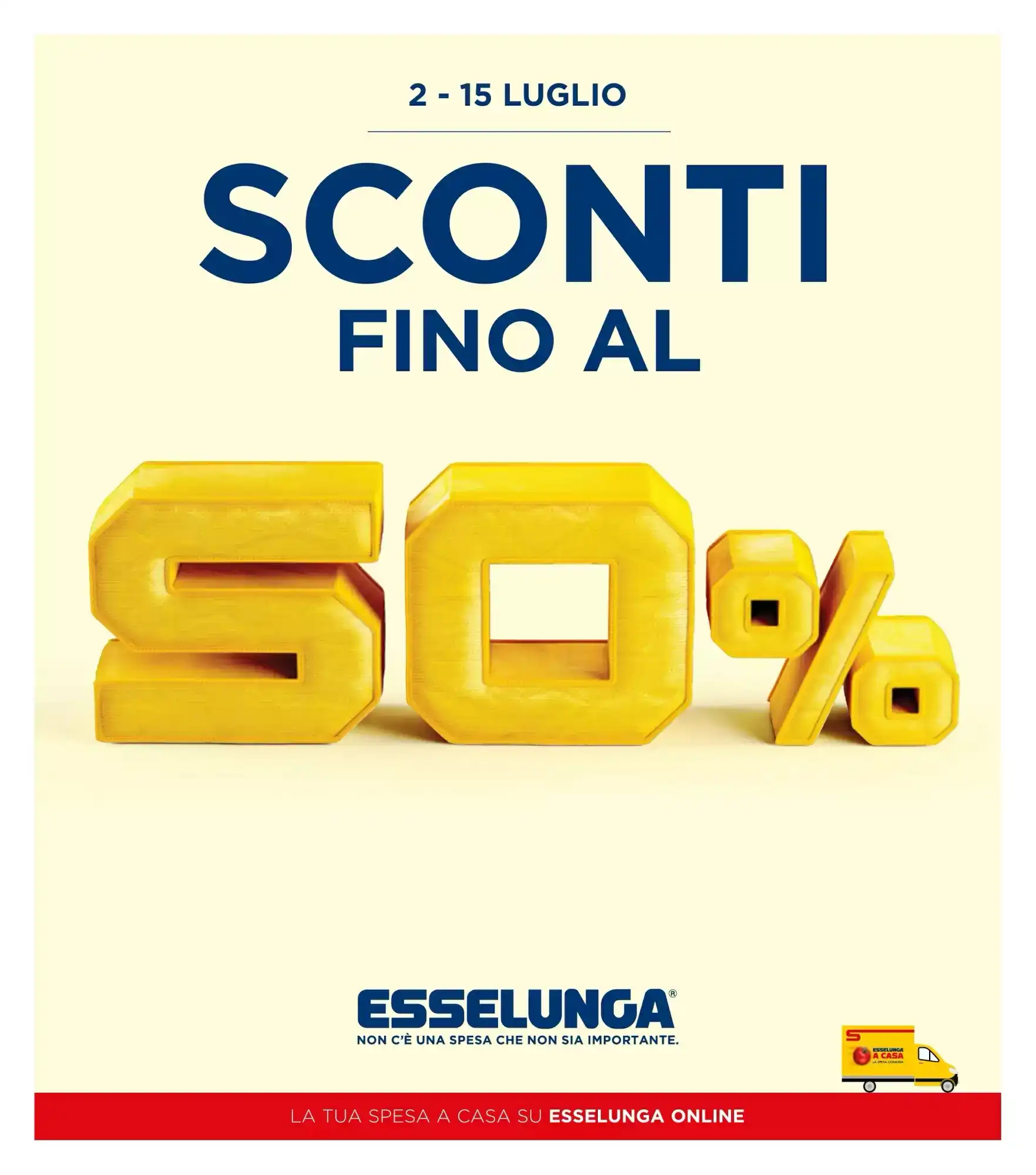 Copertina anteprima Esselunga - Offerte Esselunga: anteprima volantino dal 2 al 15 luglio 2026