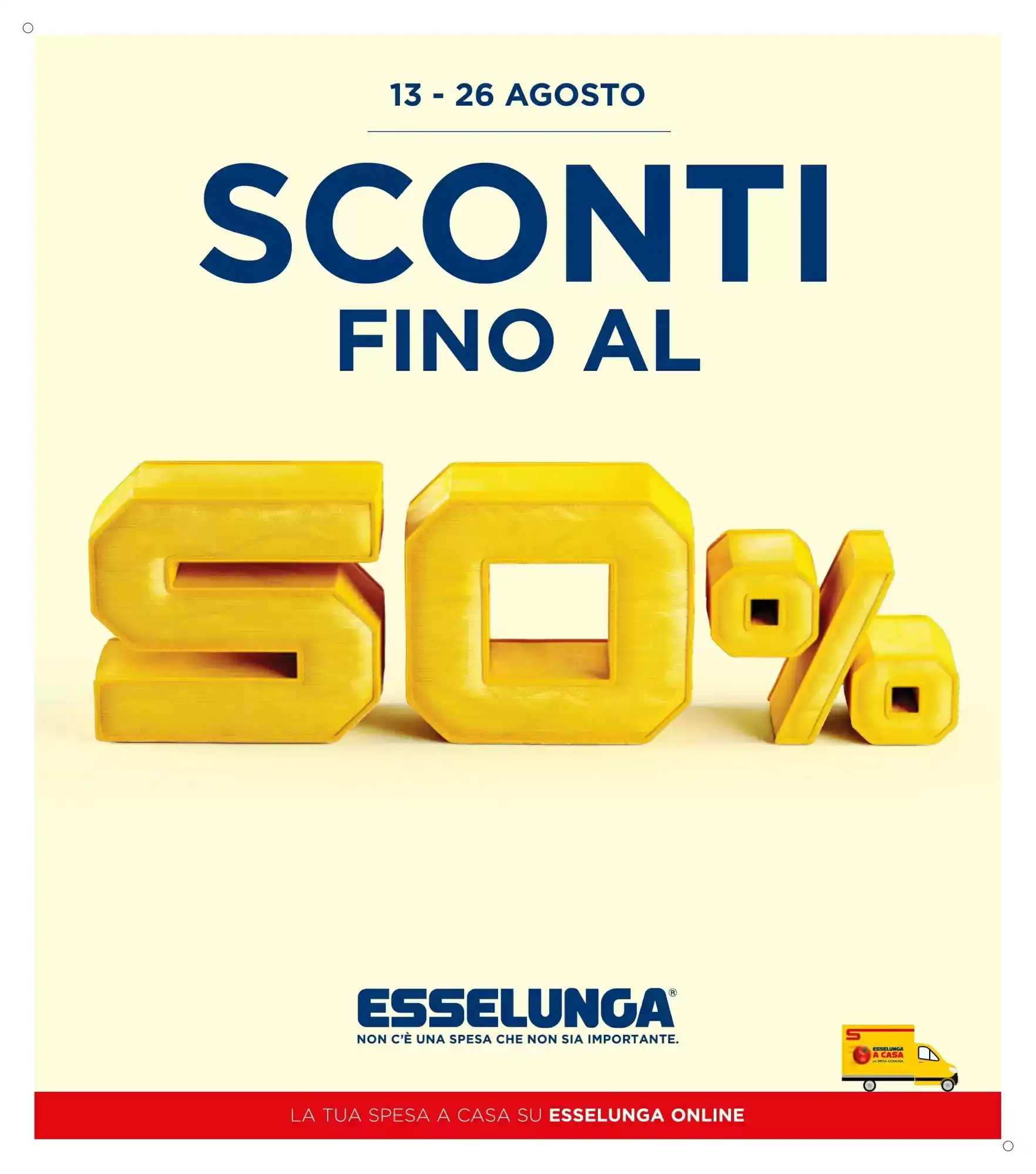 Copertina Esselunga - Volantino Esselunga
